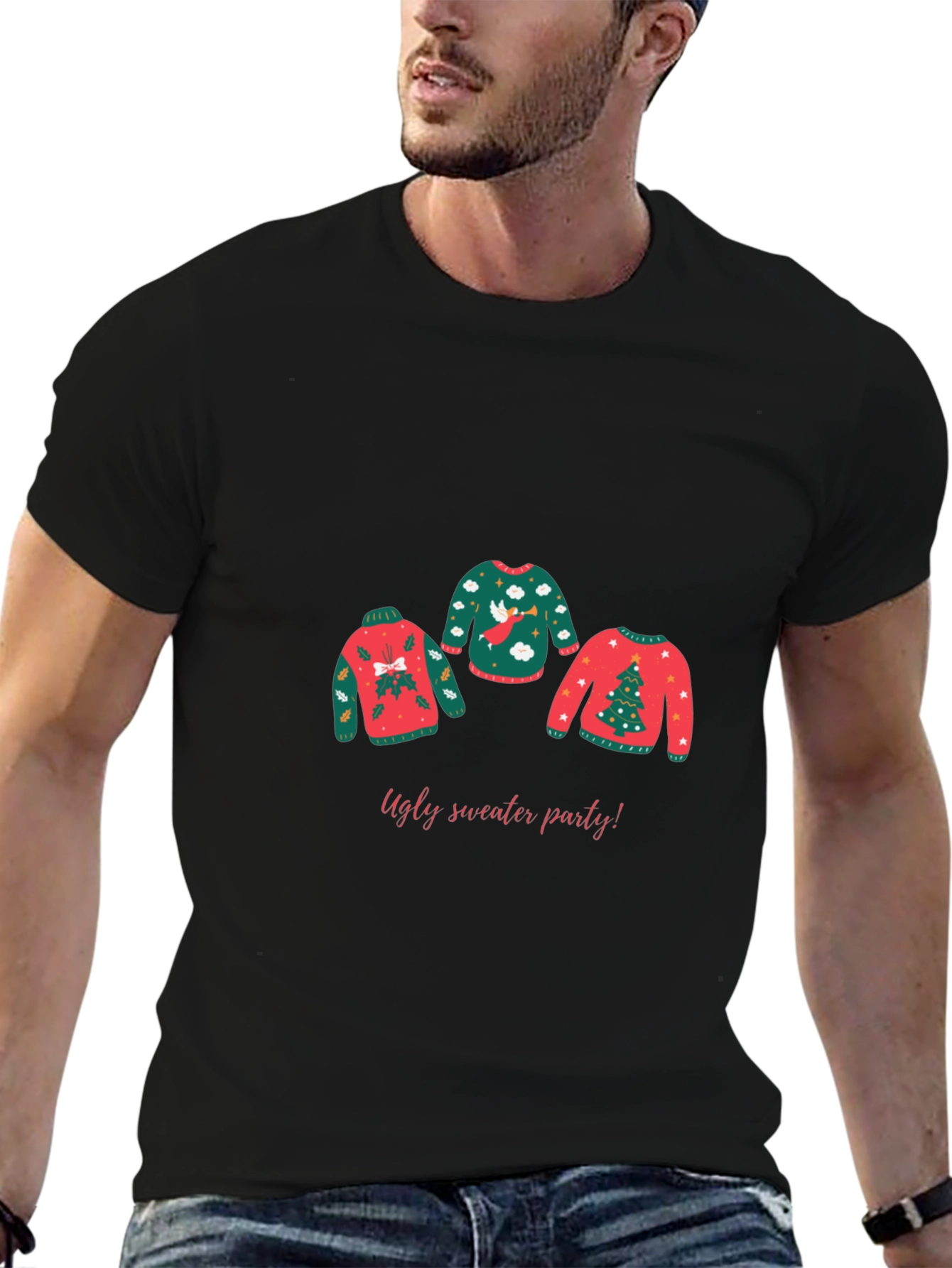 Ugly Sweater Party Graphic T-Shirt
