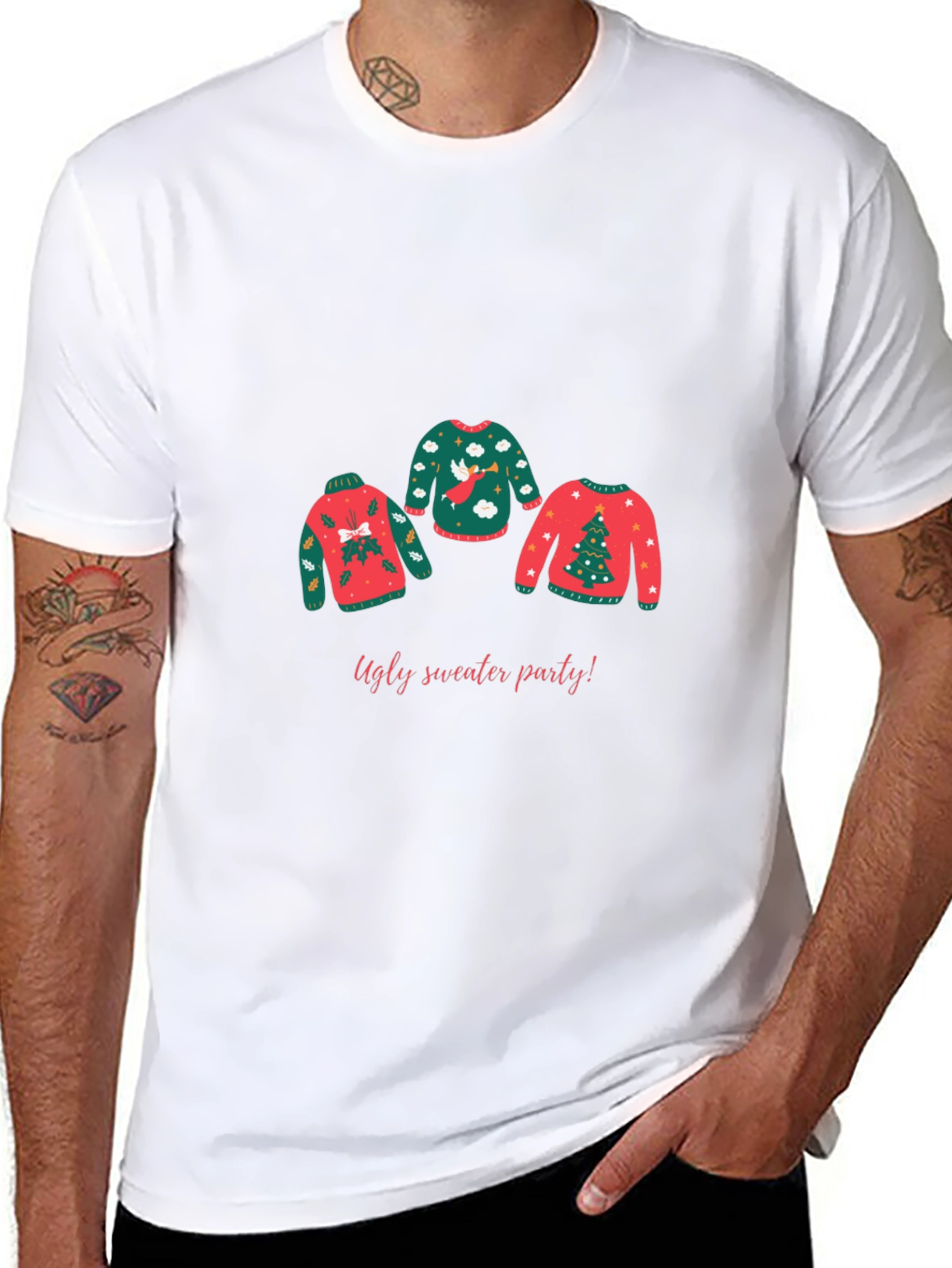Ugly Sweater Party Graphic T-Shirt