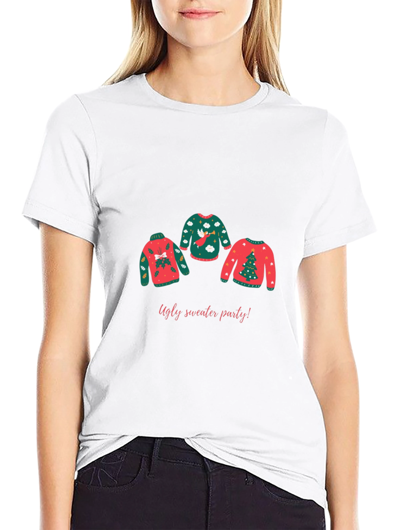 Ugly Sweater Party Graphic T-Shirt