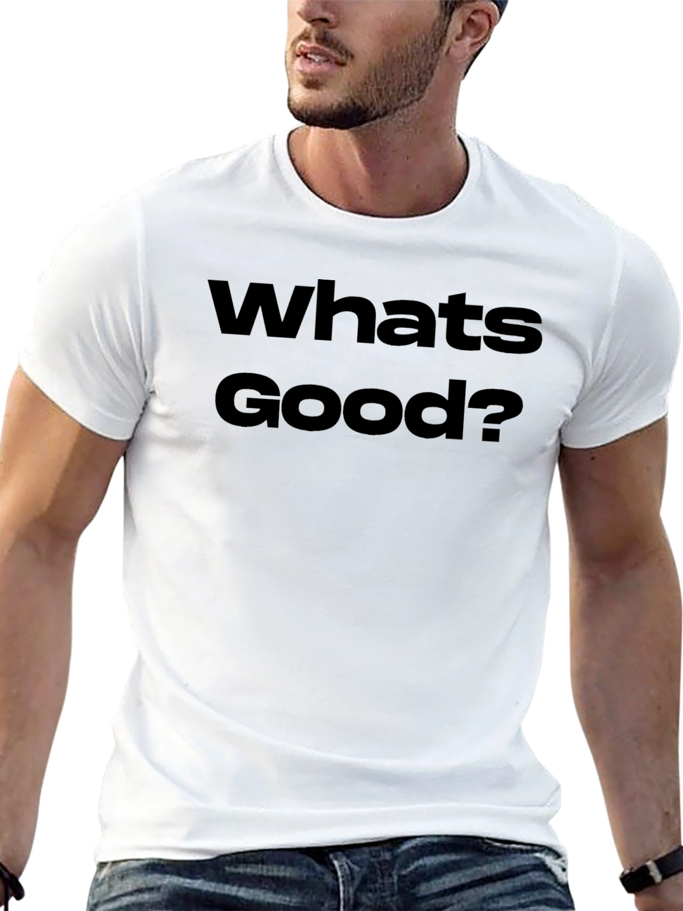 Whats Good? Black Graphic T-Shirt