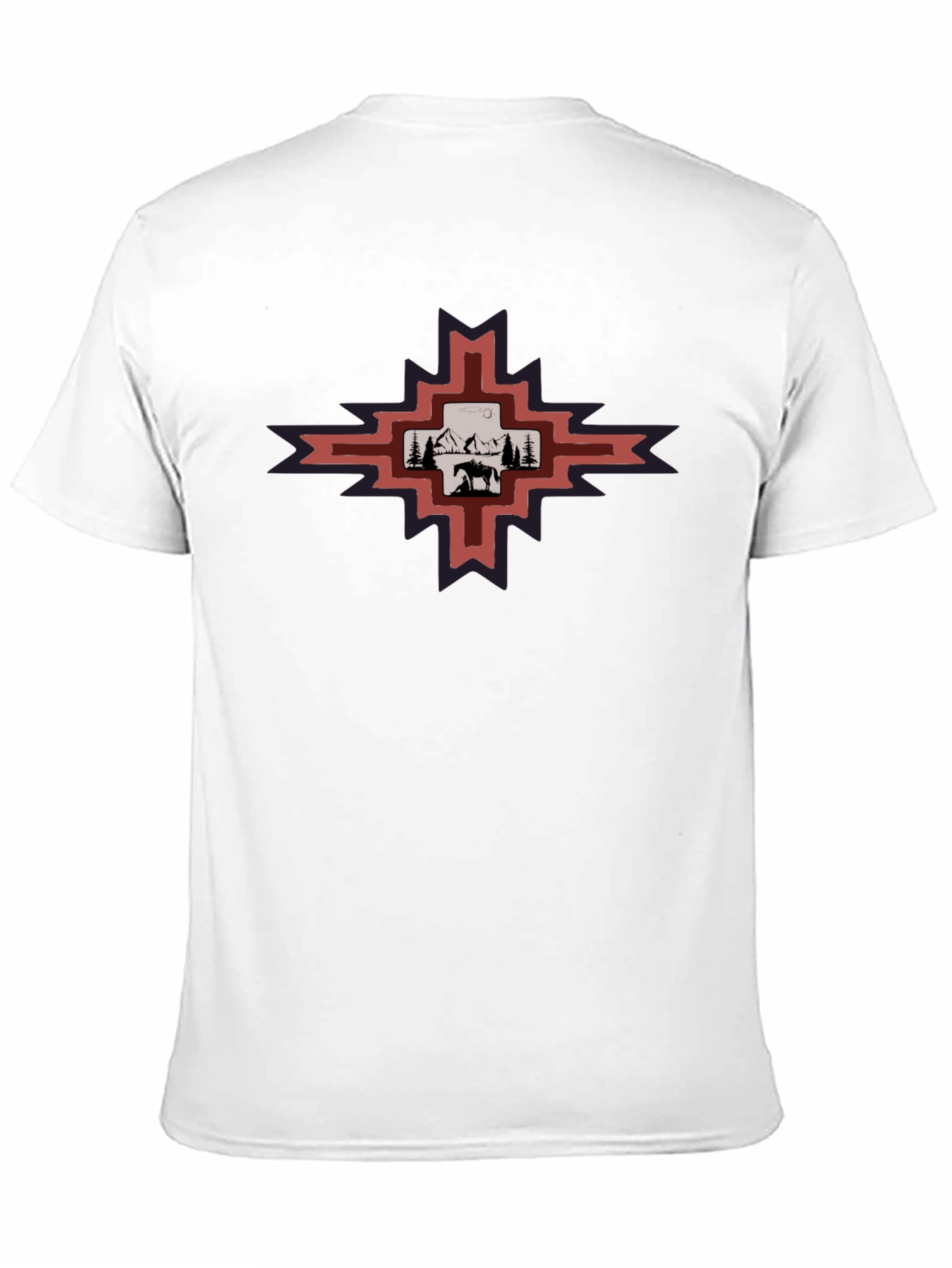 Southwest Scene Graphic Tee - Mens Black T-Shirt