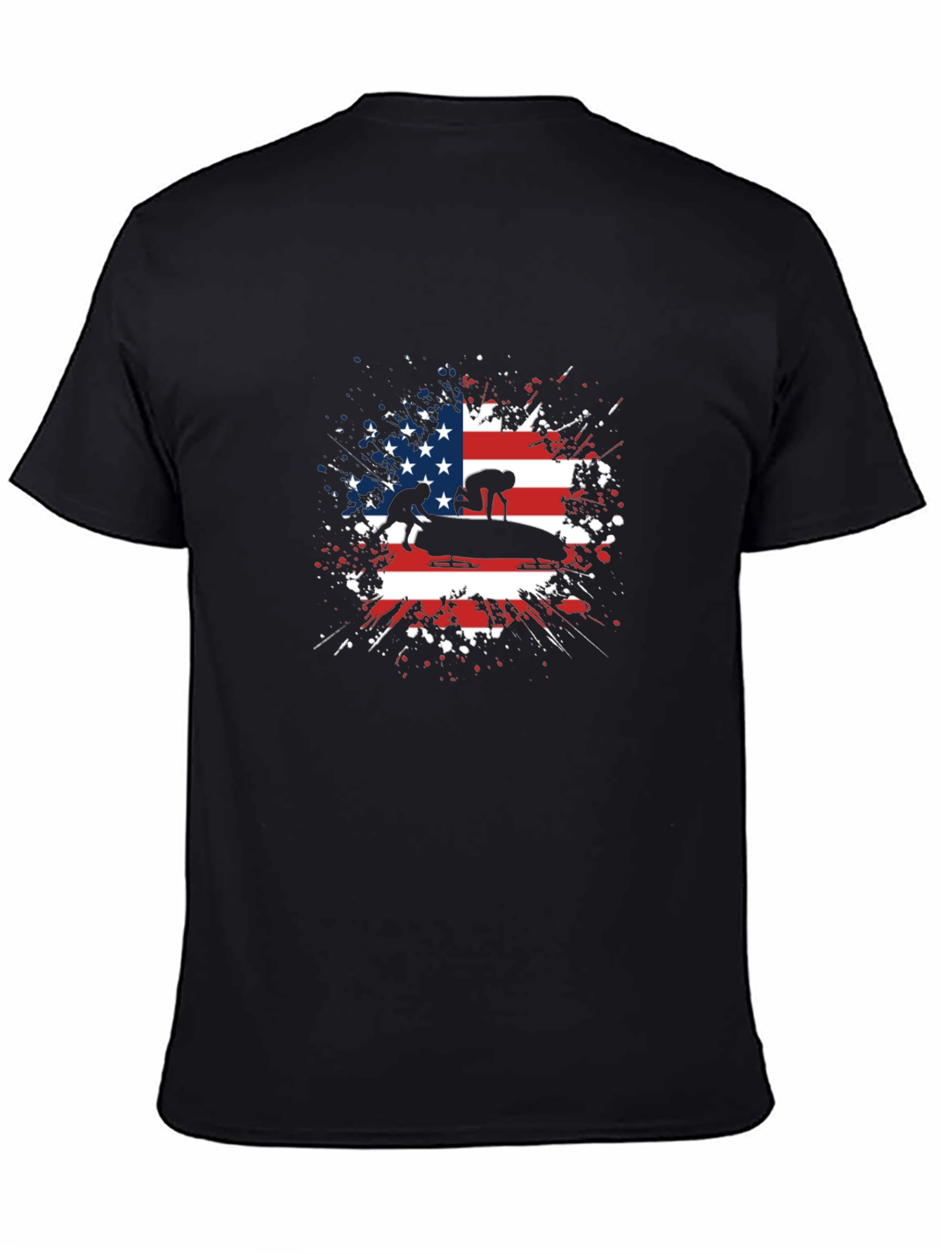 Patriotic Bobsled Team USA Graphic T-Shirt