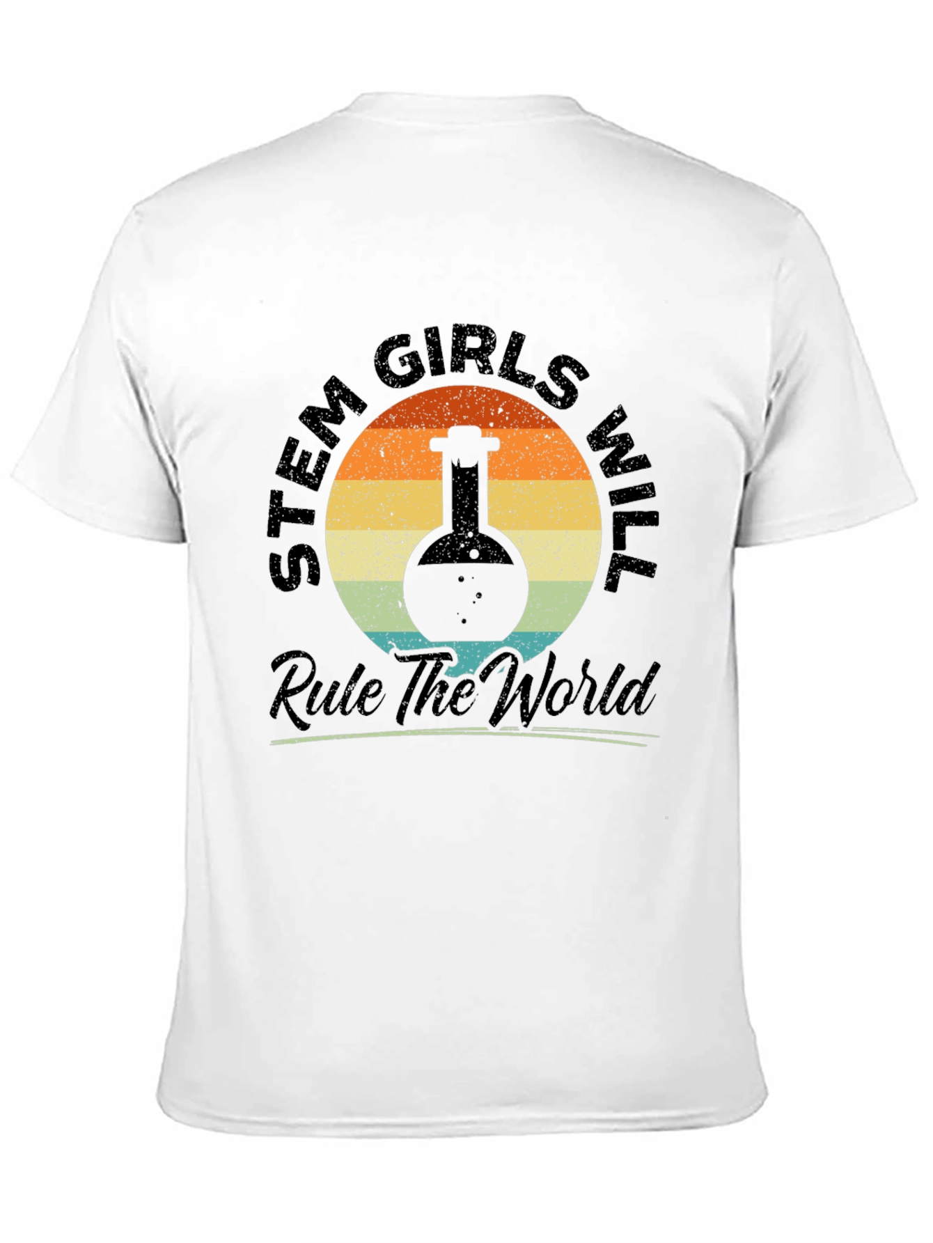 STEM Girls Rule the World Graphic T-Shirt