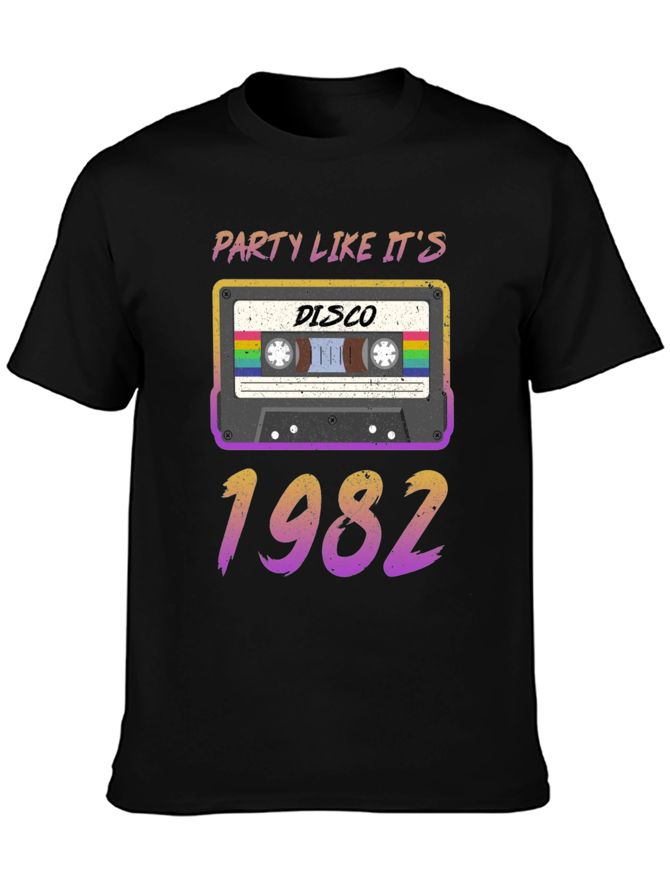 Retro Party Like Its 1982 Disco Cassette T-Shirt