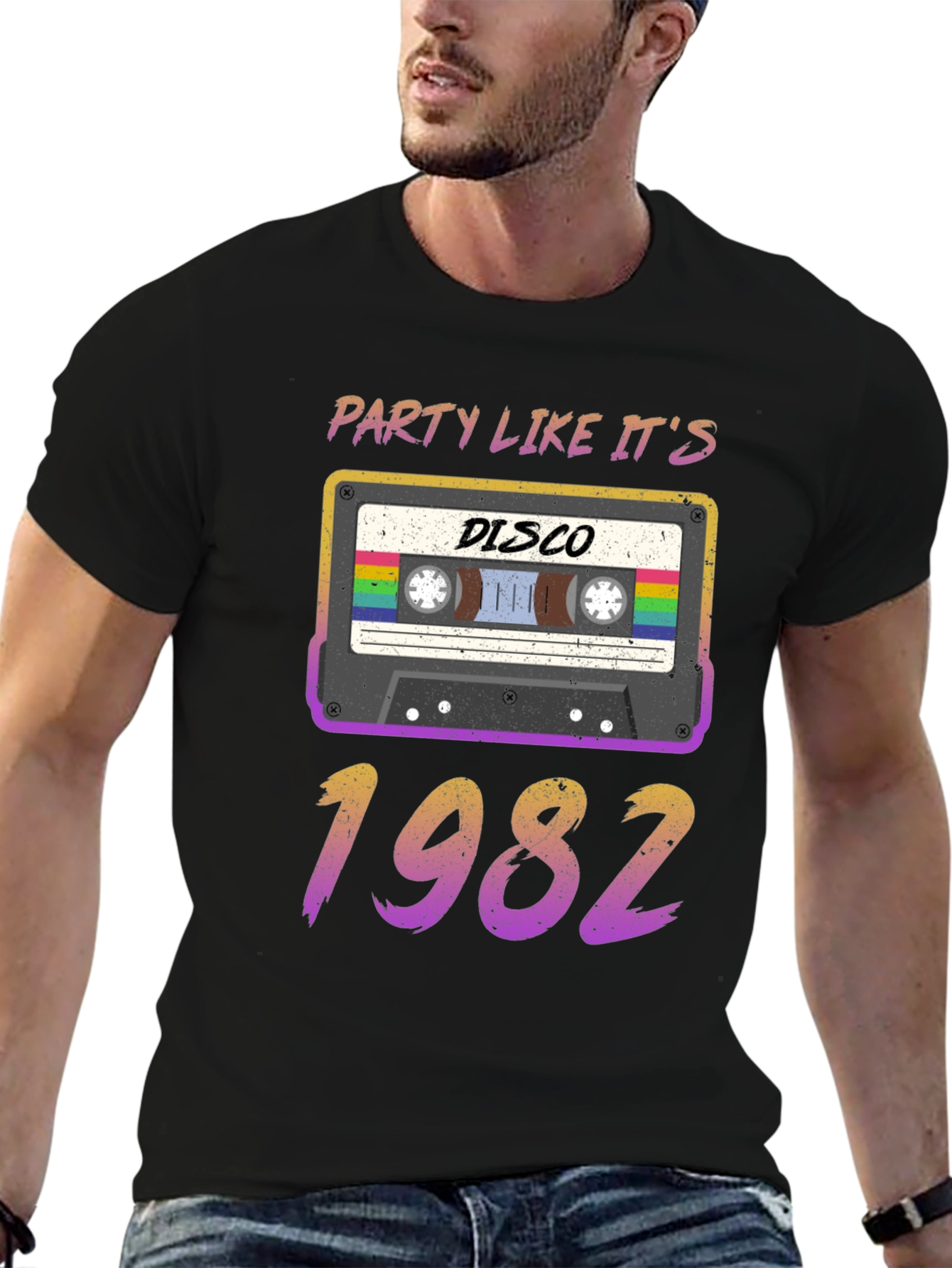 Retro Party Like Its 1982 Disco Cassette T-Shirt