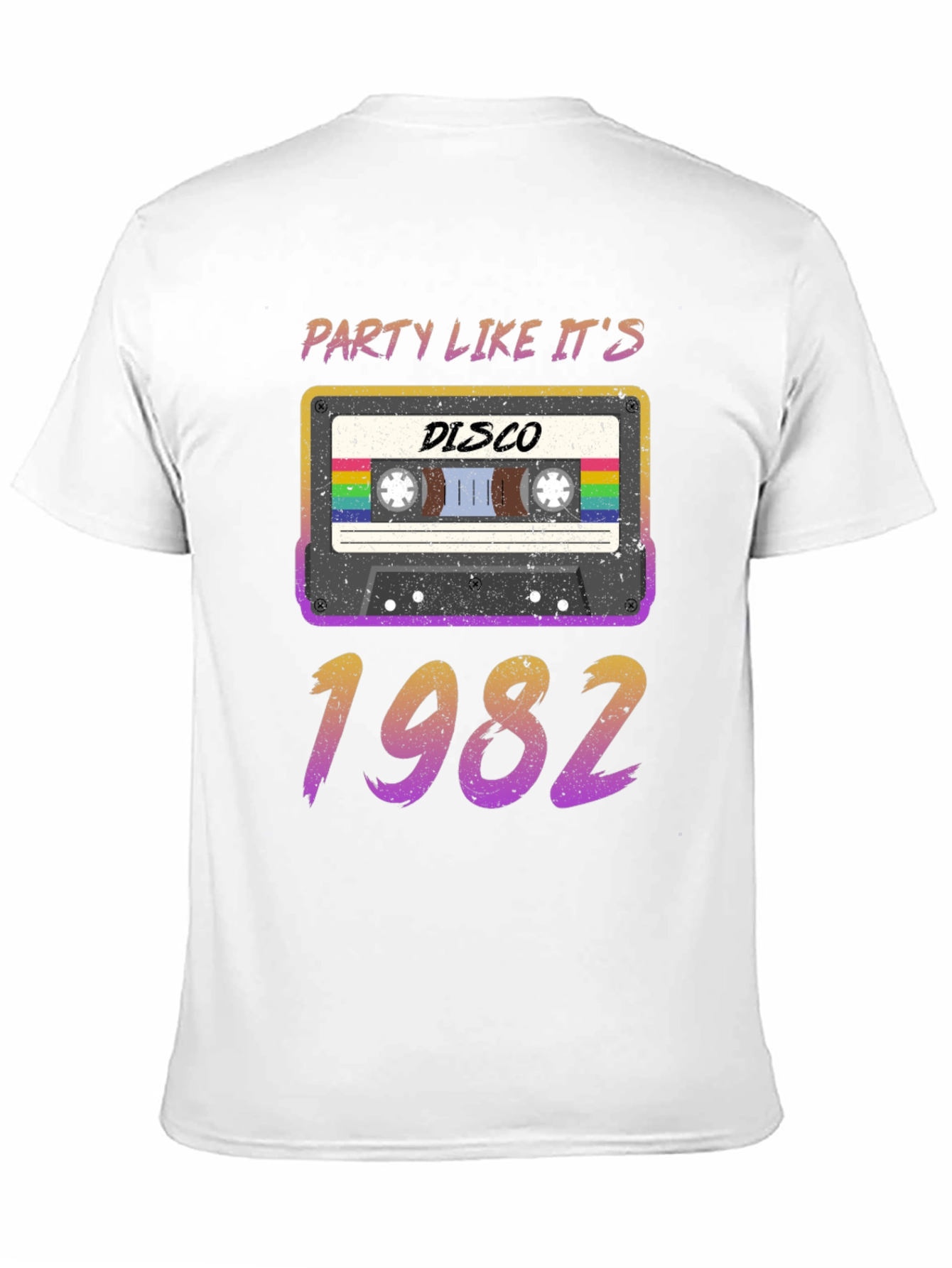 Retro Party Like Its 1982 Disco Cassette T-Shirt