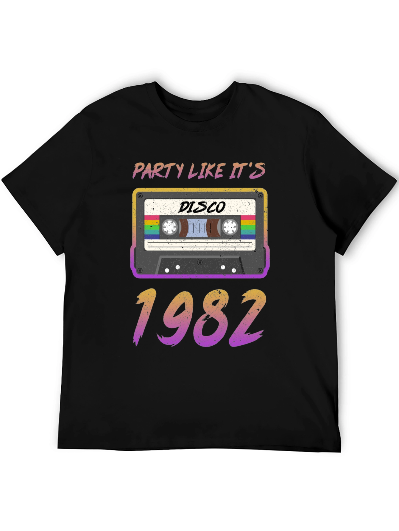 Retro Party Like Its 1982 Disco Cassette T-Shirt