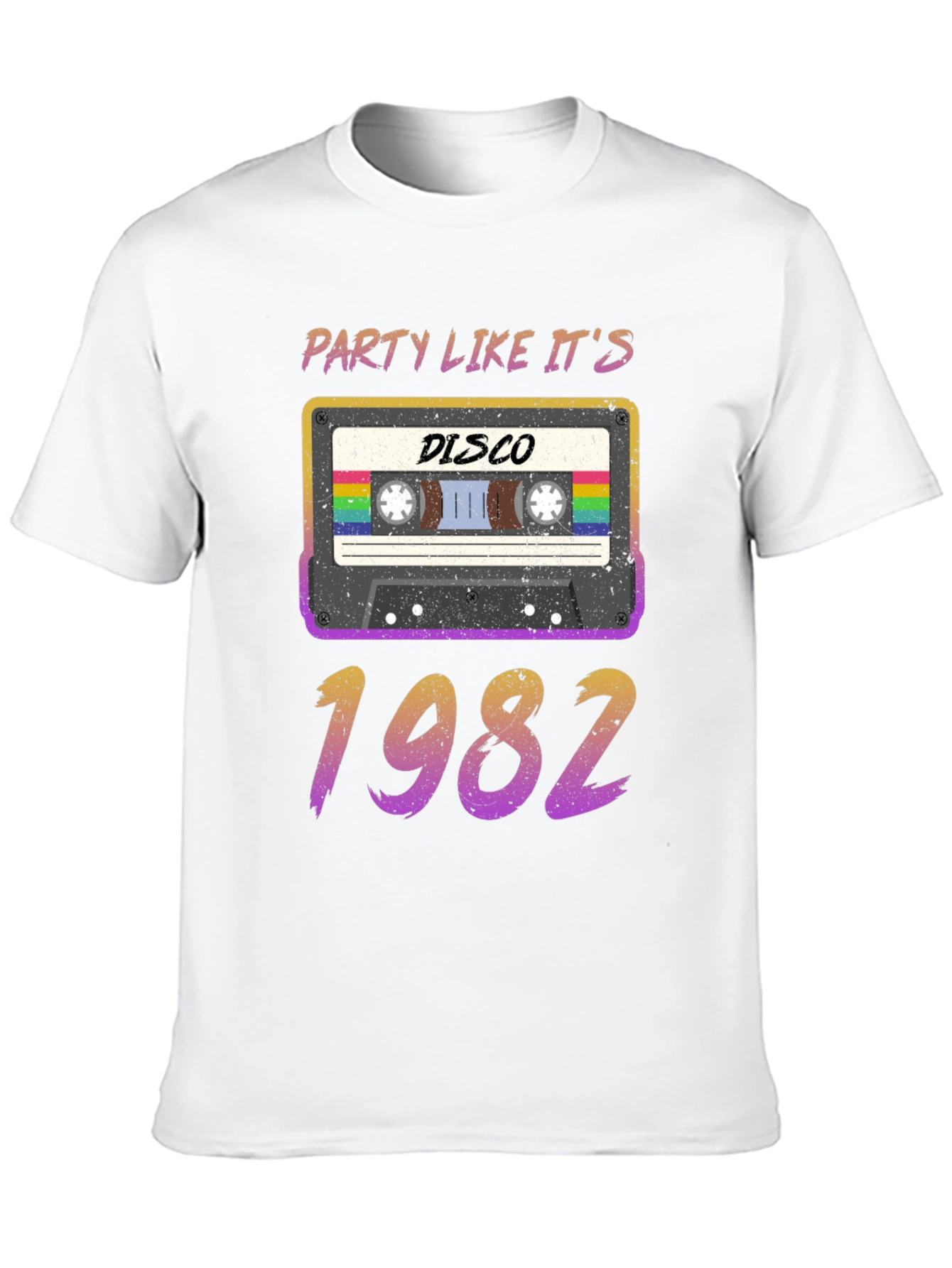 Retro Party Like Its 1982 Disco Cassette T-Shirt