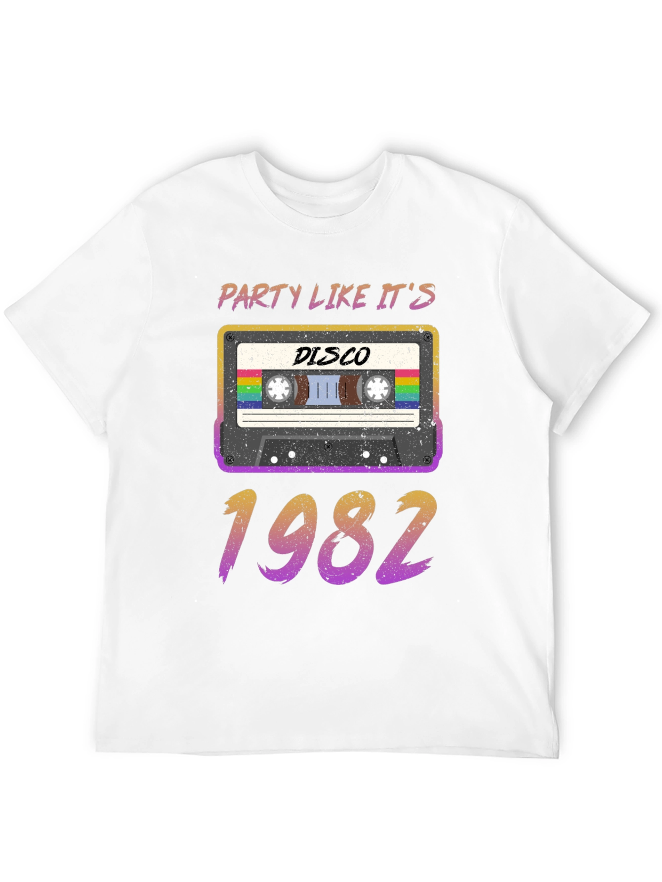 Retro Party Like Its 1982 Disco Cassette T-Shirt