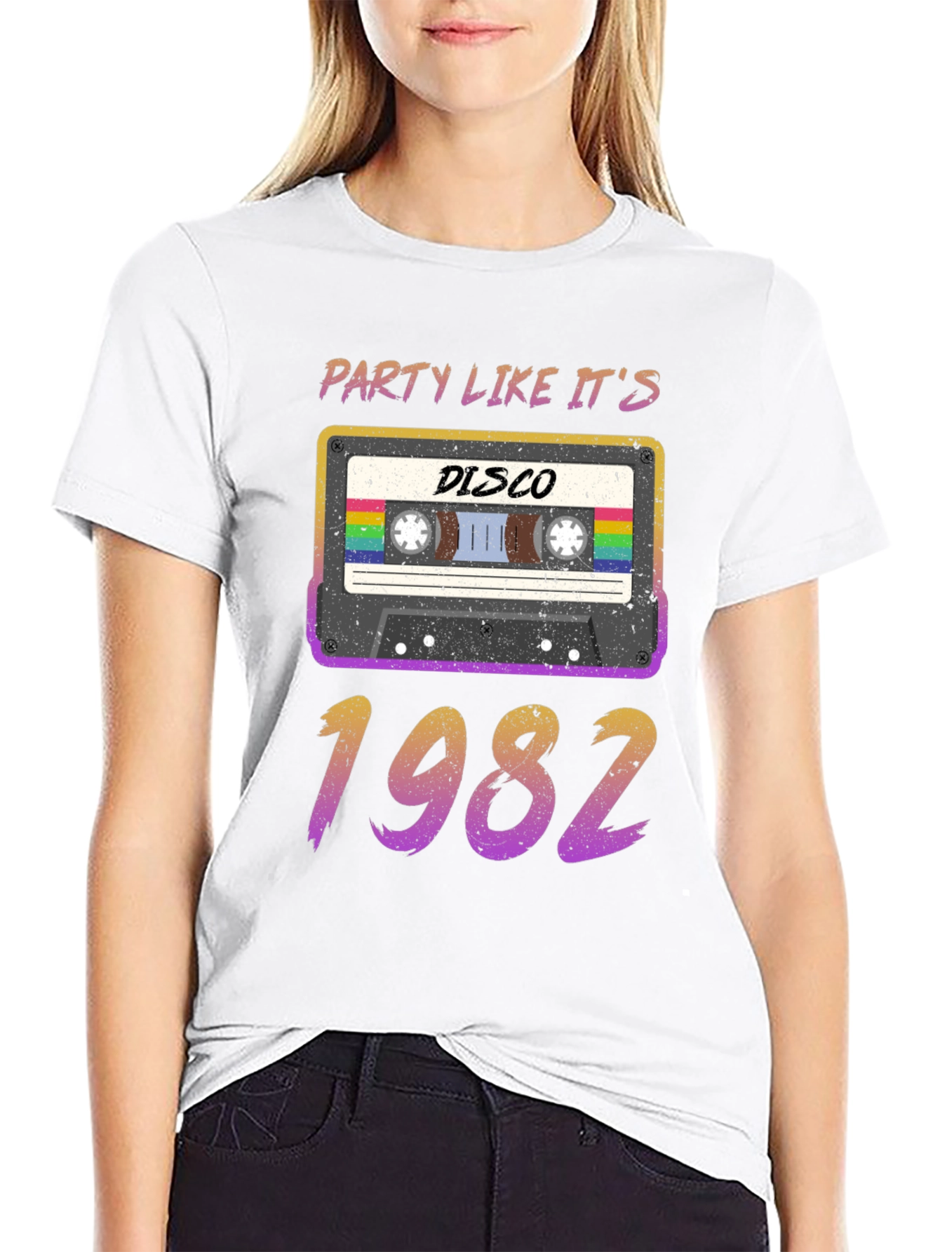 Retro Party Like Its 1982 Disco Cassette T-Shirt