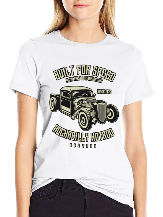 Built For Speed Hotrod Graphic T-Shirt