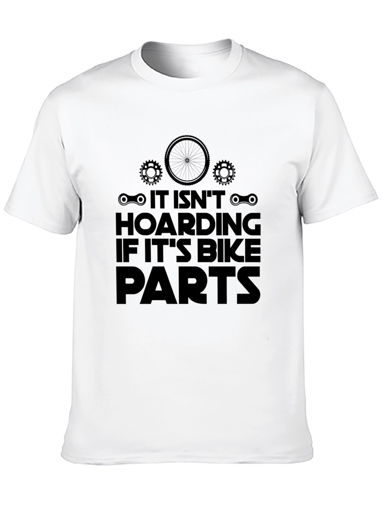 Bike Parts Hoarding T-Shirt - Funny Cycling Tee