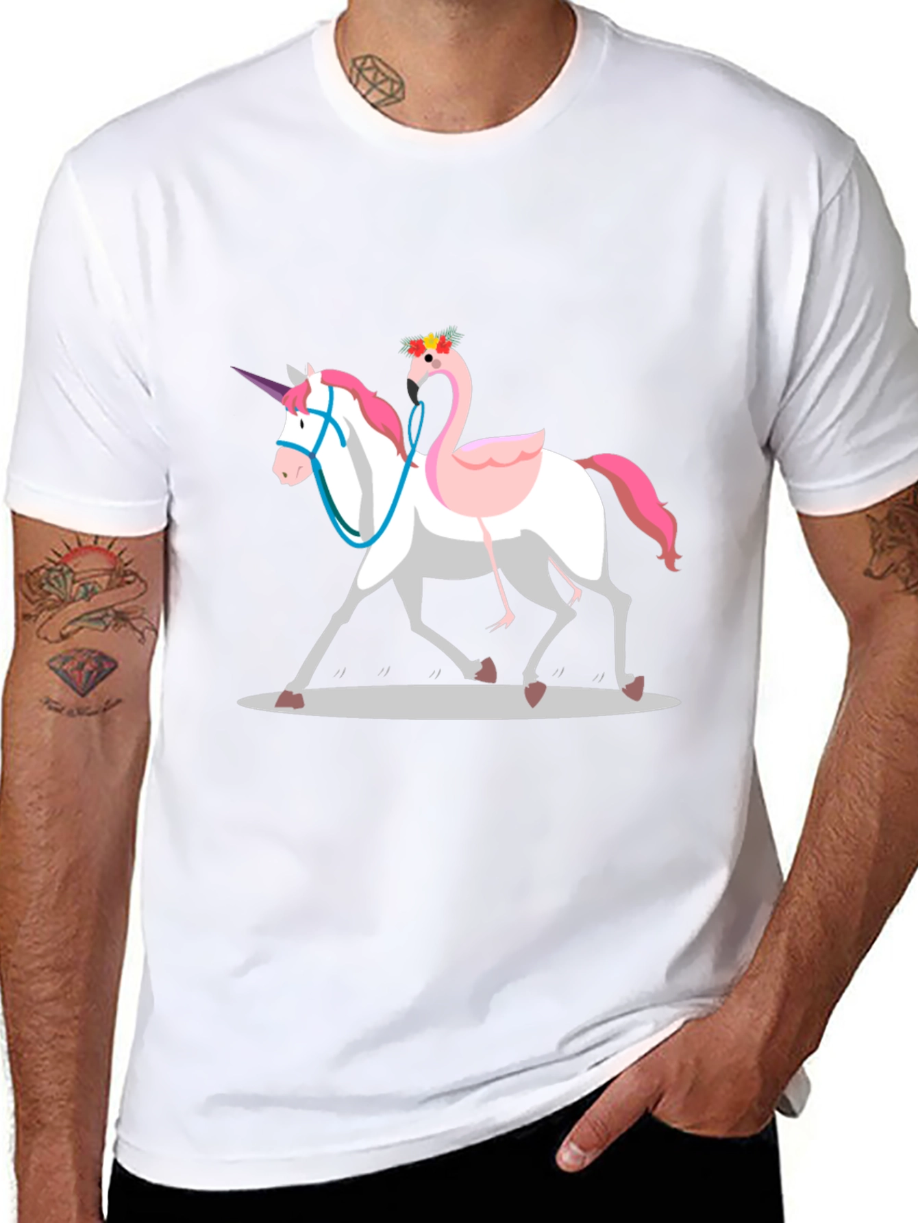 Unicorn & Flamingo T-Shirt