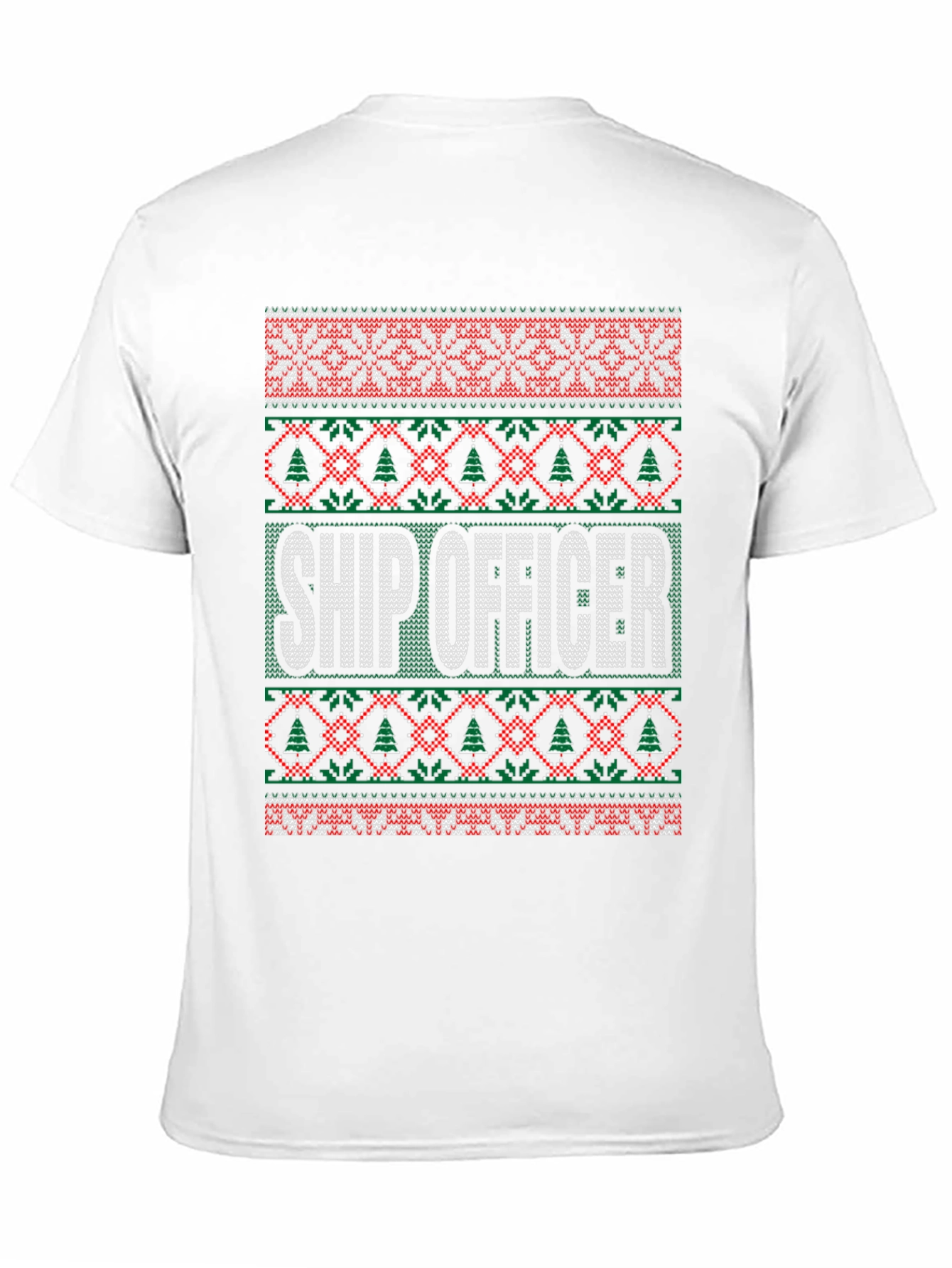 Ship Officer Ugly Christmas Sweater T-Shirt