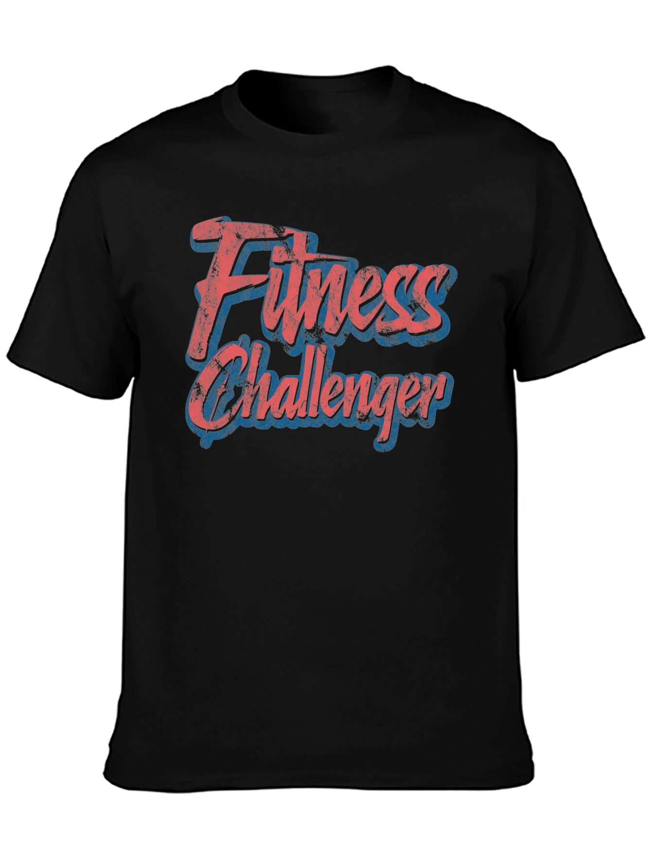 Fitness Challenger Graphic T-Shirt - Gym Workout Tee