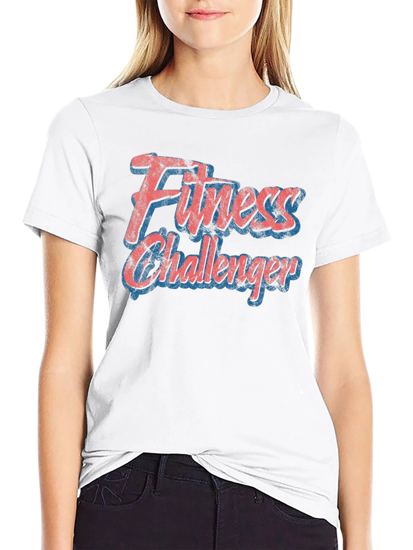 Fitness Challenger Graphic T-Shirt - Gym Workout Tee