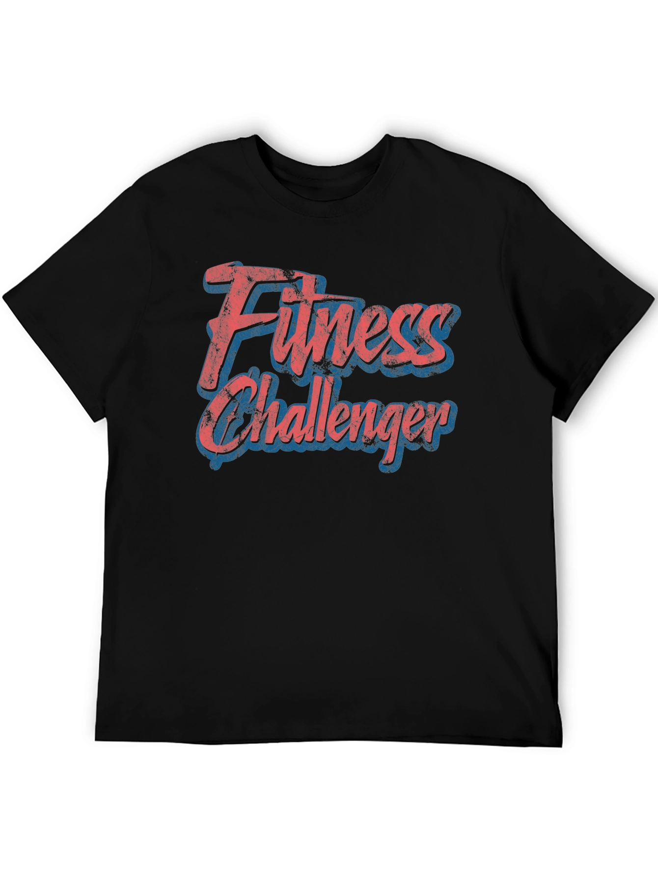 Fitness Challenger Graphic T-Shirt - Gym Workout Tee