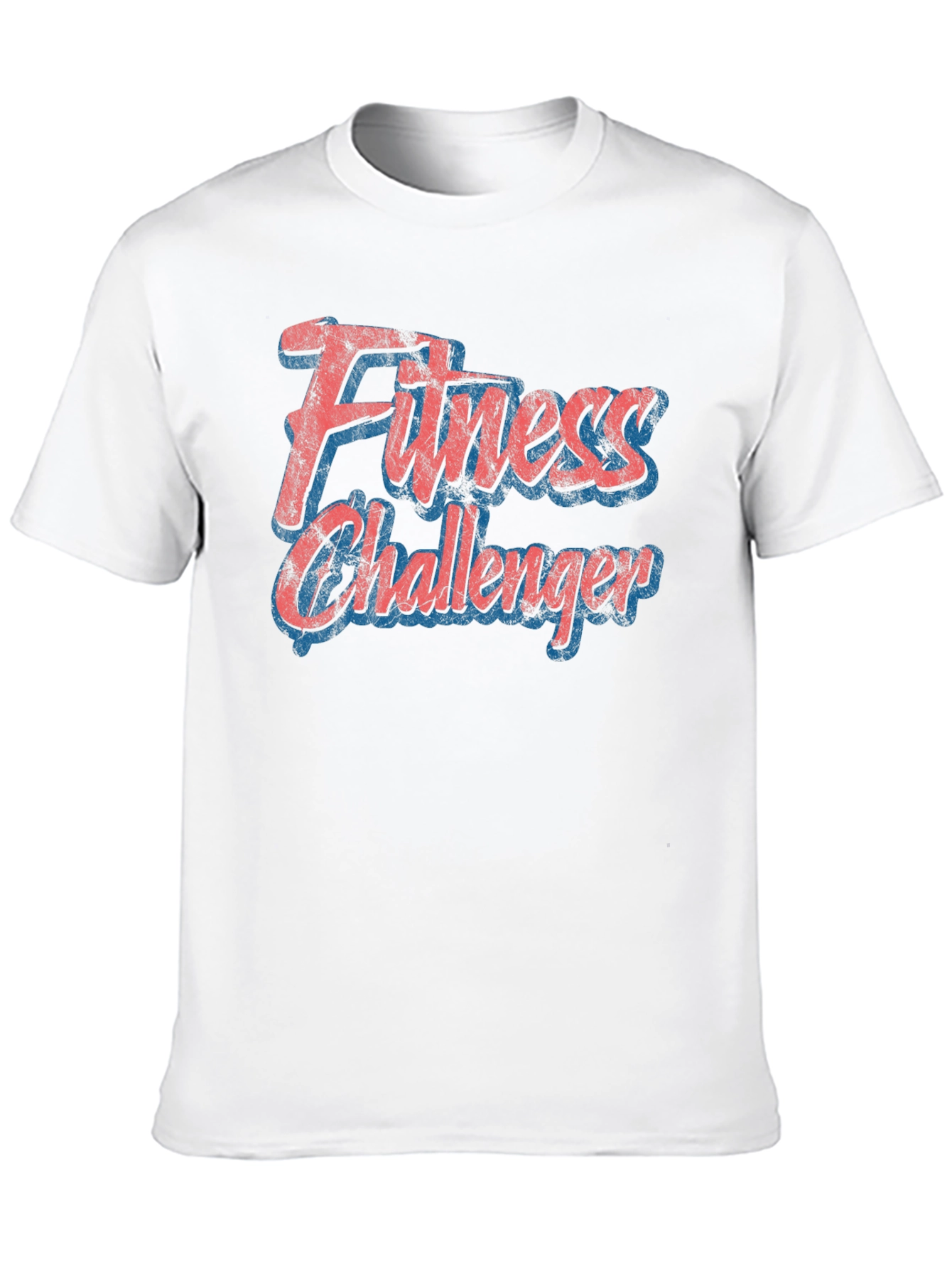 Fitness Challenger Graphic T-Shirt - Gym Workout Tee