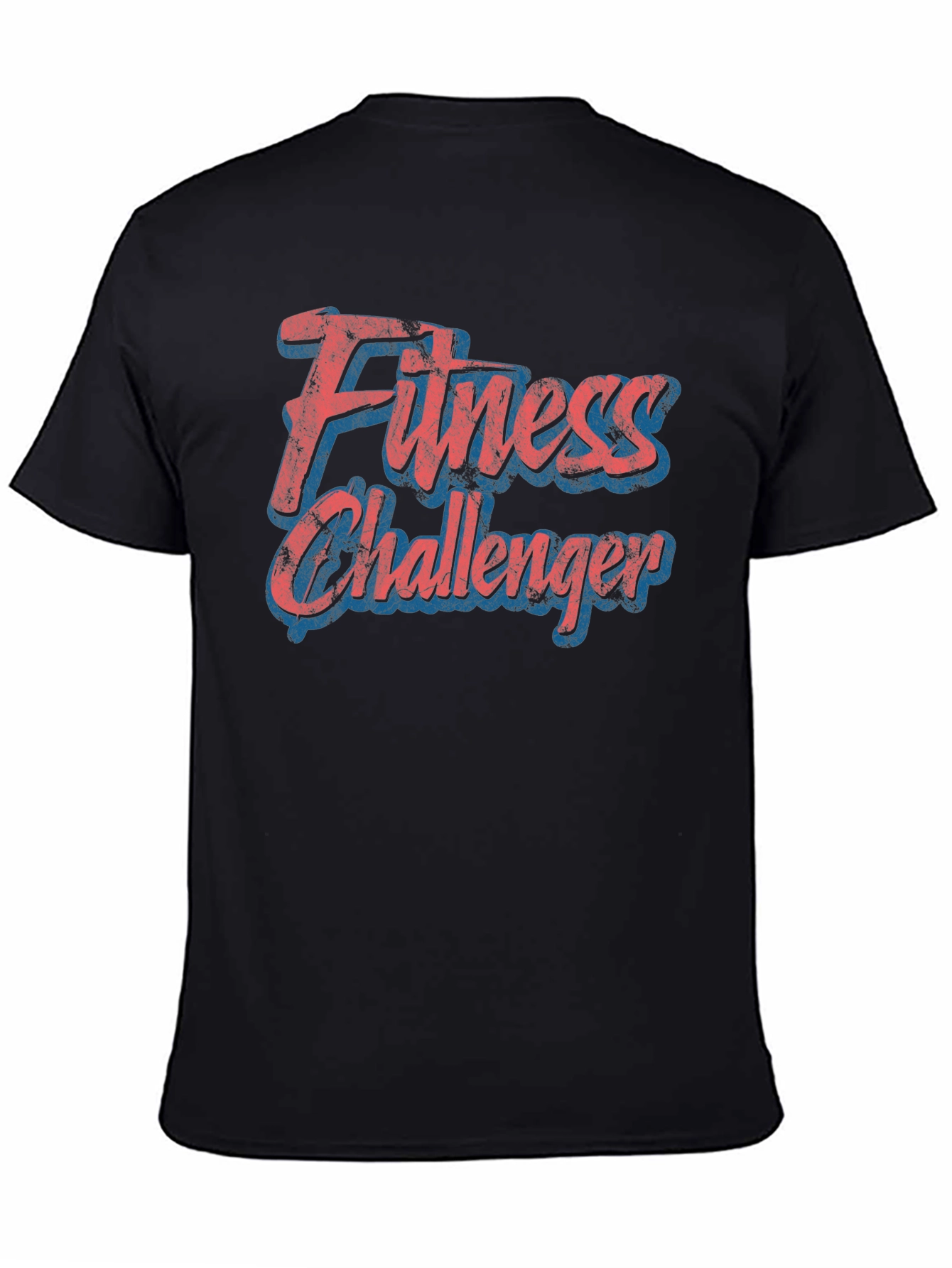 Fitness Challenger Graphic T-Shirt - Gym Workout Tee