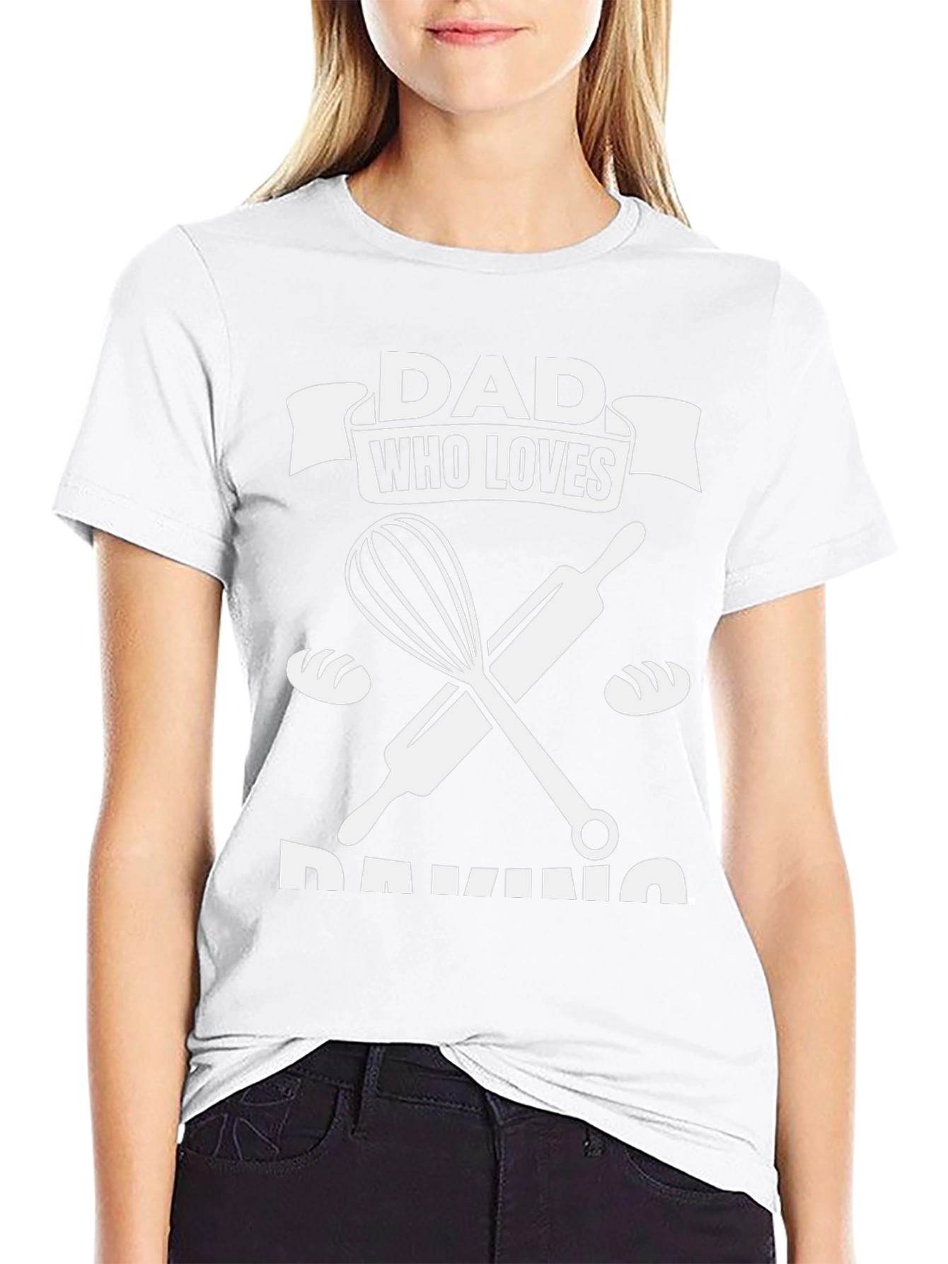 Dad Who Loves Baking T-Shirt - Perfect Gift