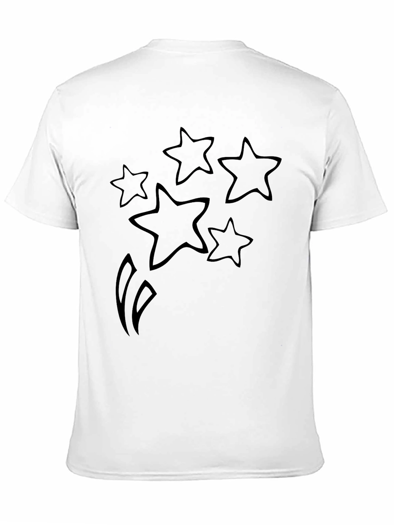 Starry Graphic Black T-Shirt