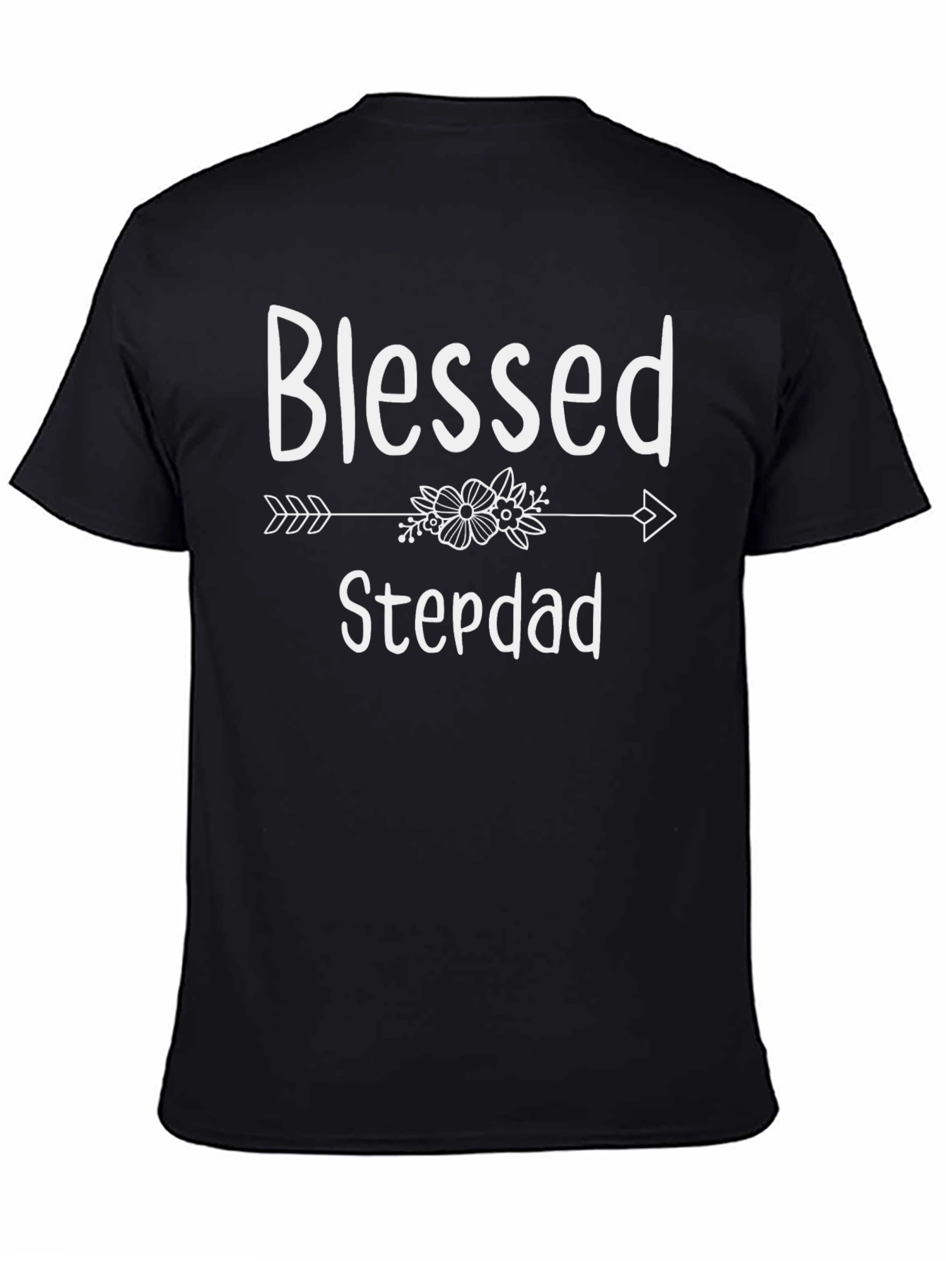 Blessed Stepdad Graphic Tee - Perfect Fathers Day Gift