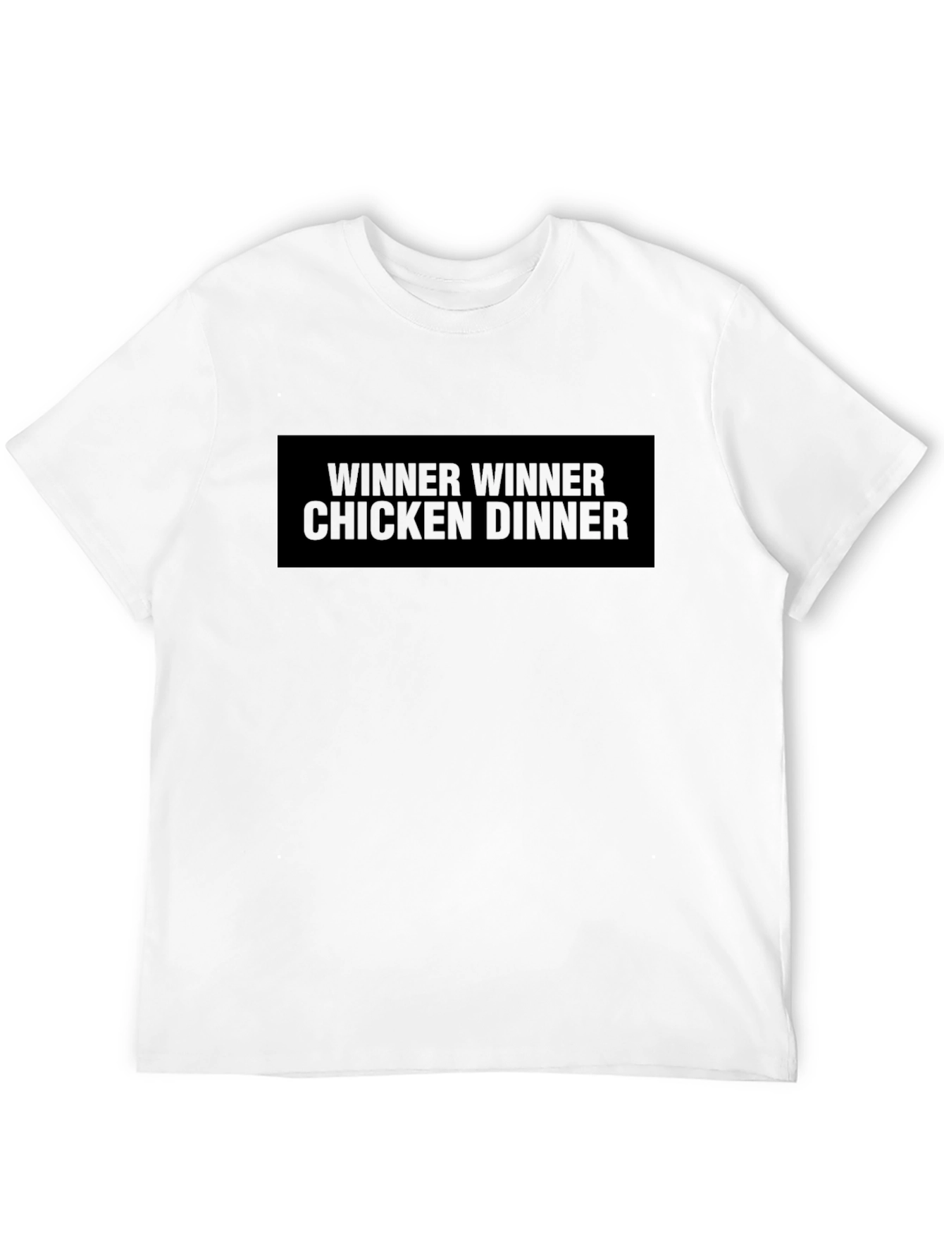 Winner Winner Chicken Dinner Black T-Shirt