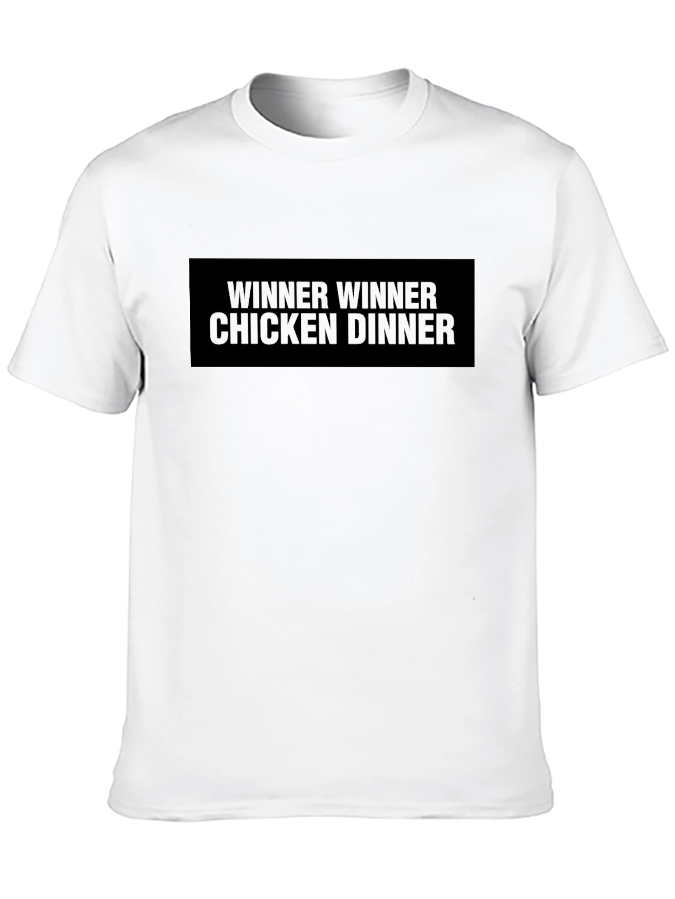 Winner Winner Chicken Dinner Black T-Shirt