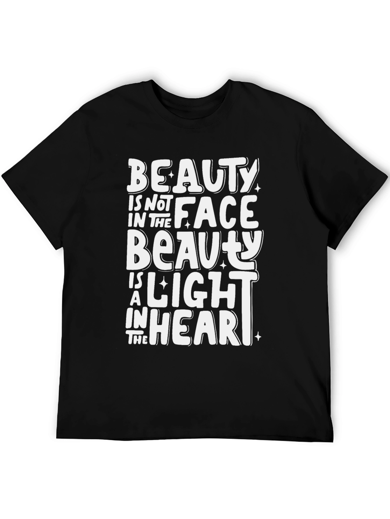 Beauty Within Graphic Tee - Black Unisex Shirt