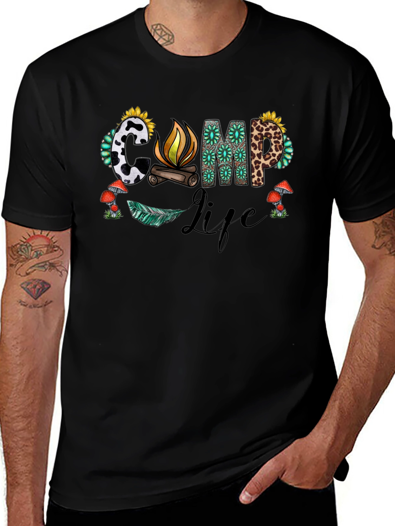 Camp Life Graphic Tee