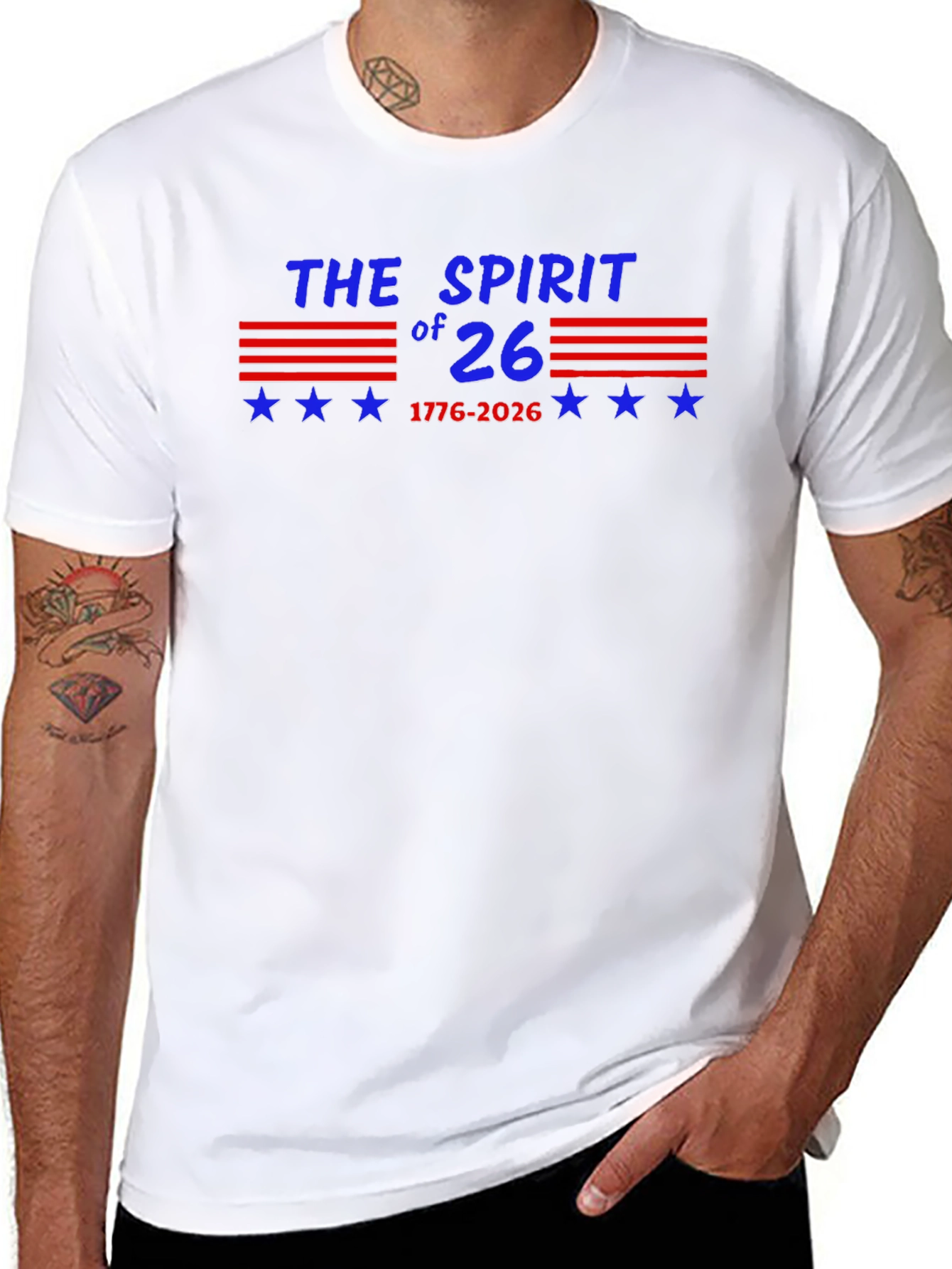 Spirit of 26 Graphic Tee - Patriotic Shirt
