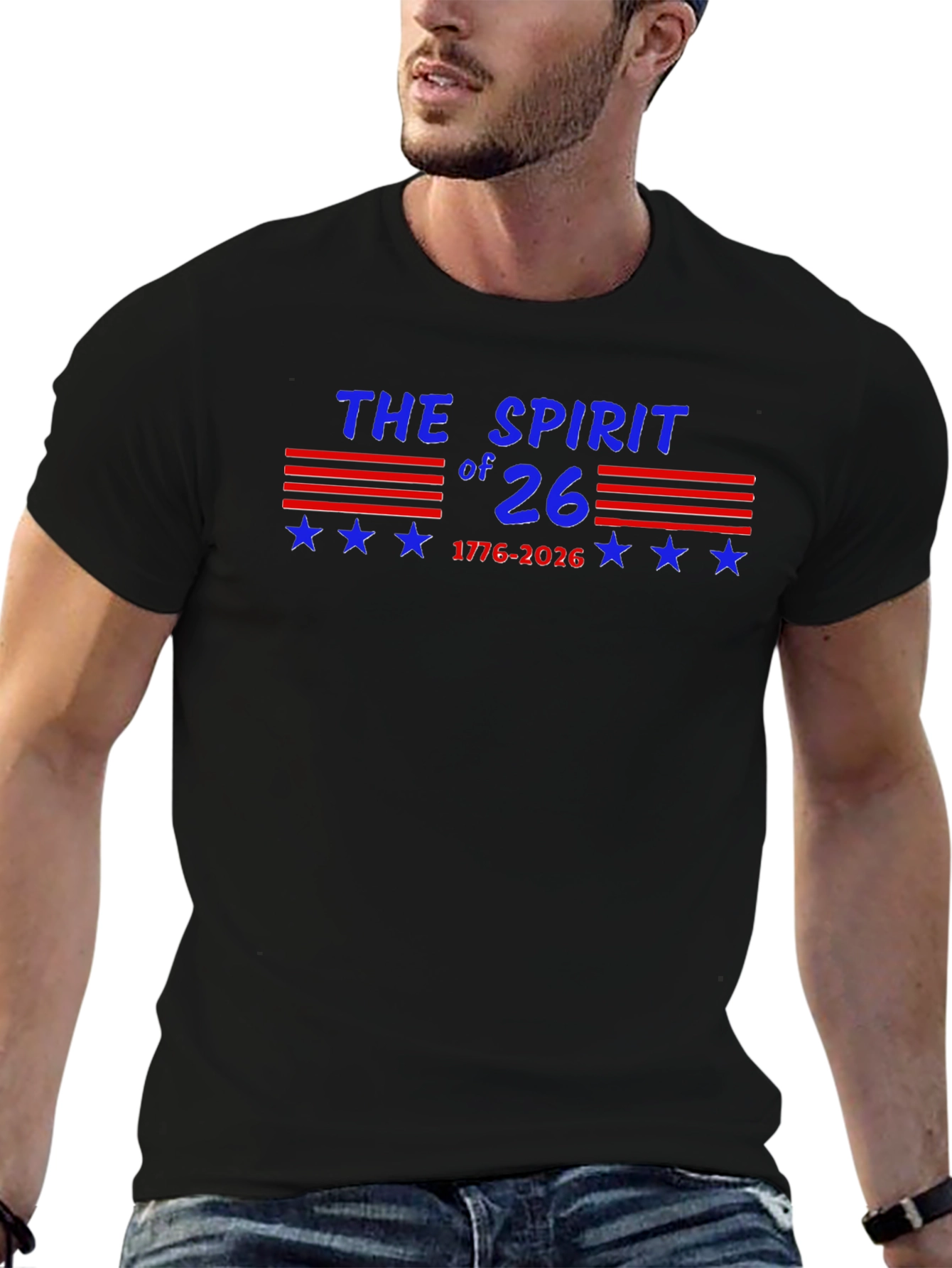 Spirit of 26 Graphic Tee - Patriotic Shirt