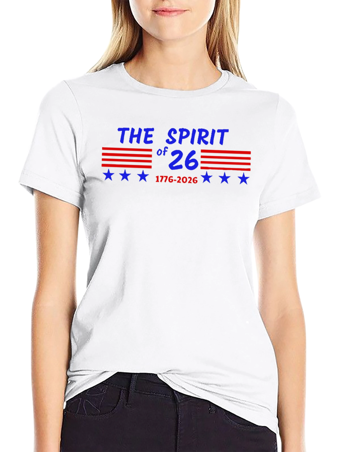 Spirit of 26 Graphic Tee - Patriotic Shirt