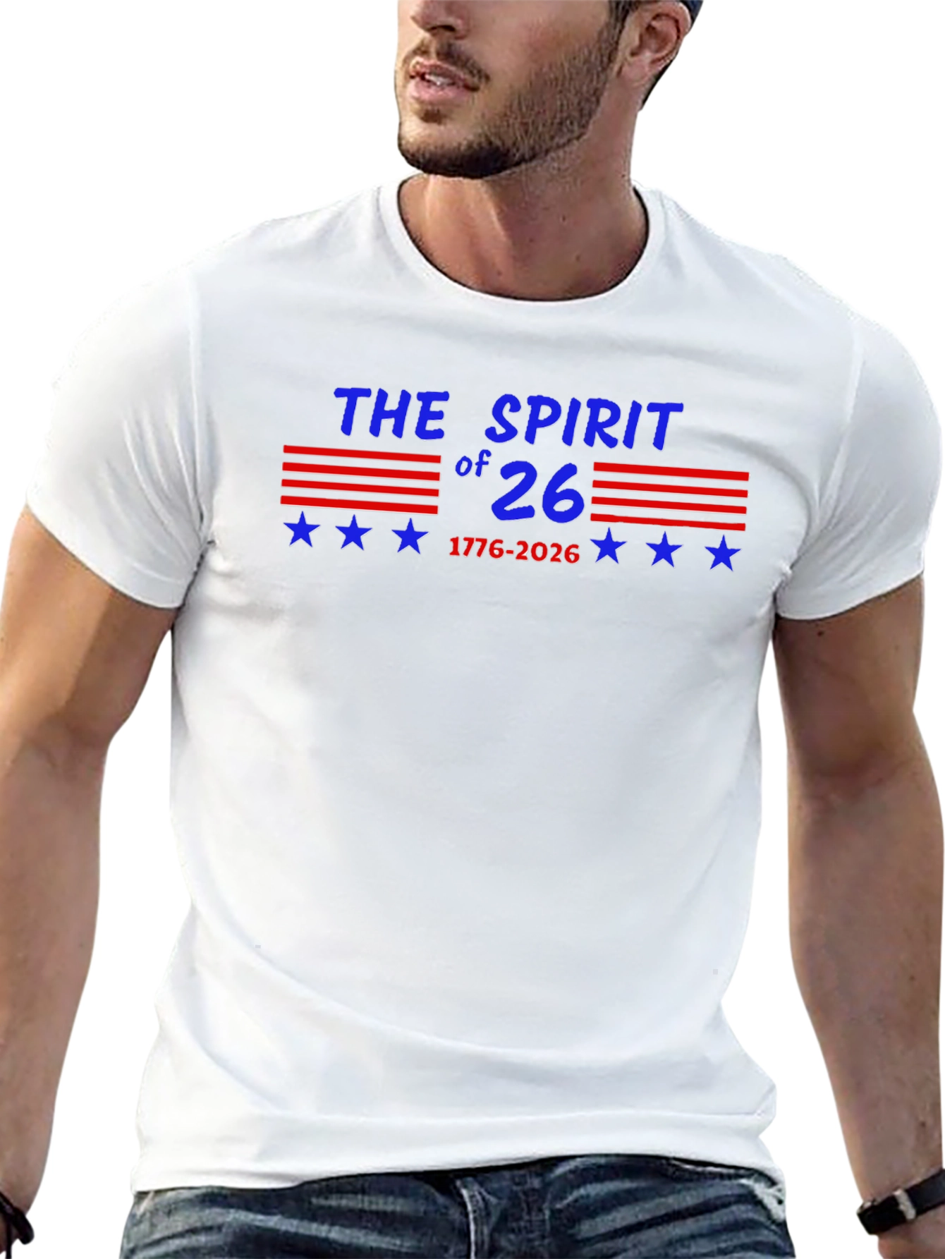 Spirit of 26 Graphic Tee - Patriotic Shirt