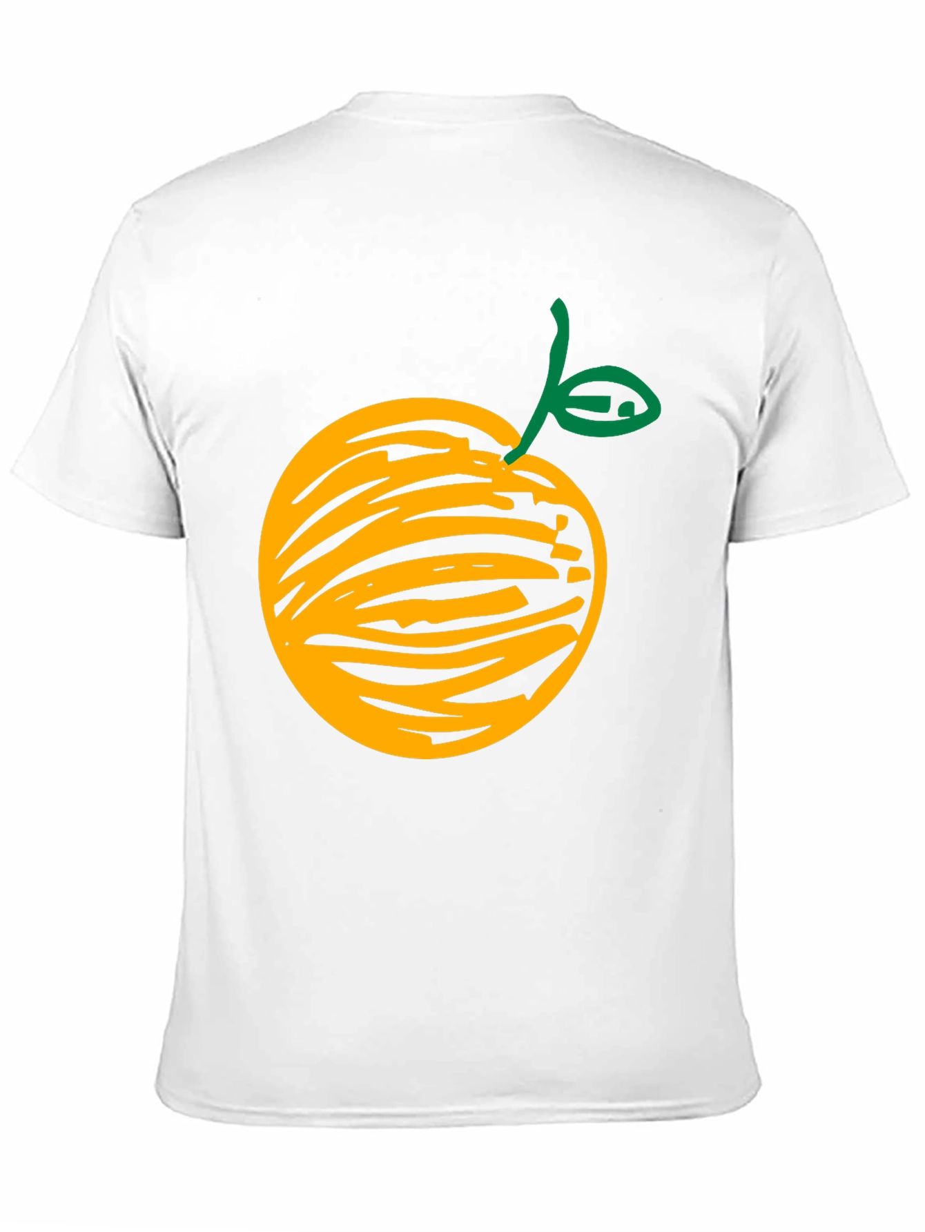 Orange Graphic Tee - Cool Fruit Design