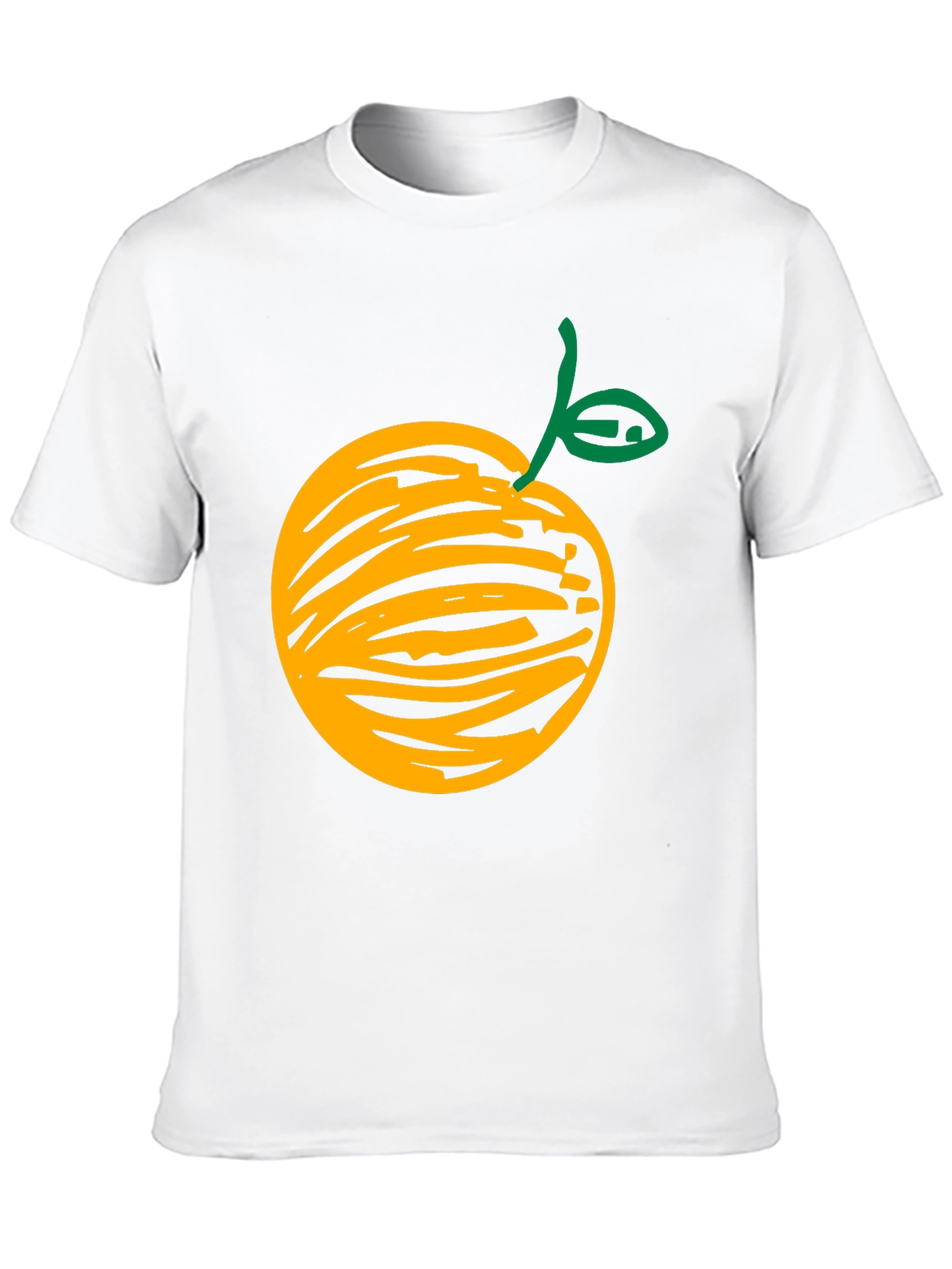 Orange Graphic Tee - Cool Fruit Design