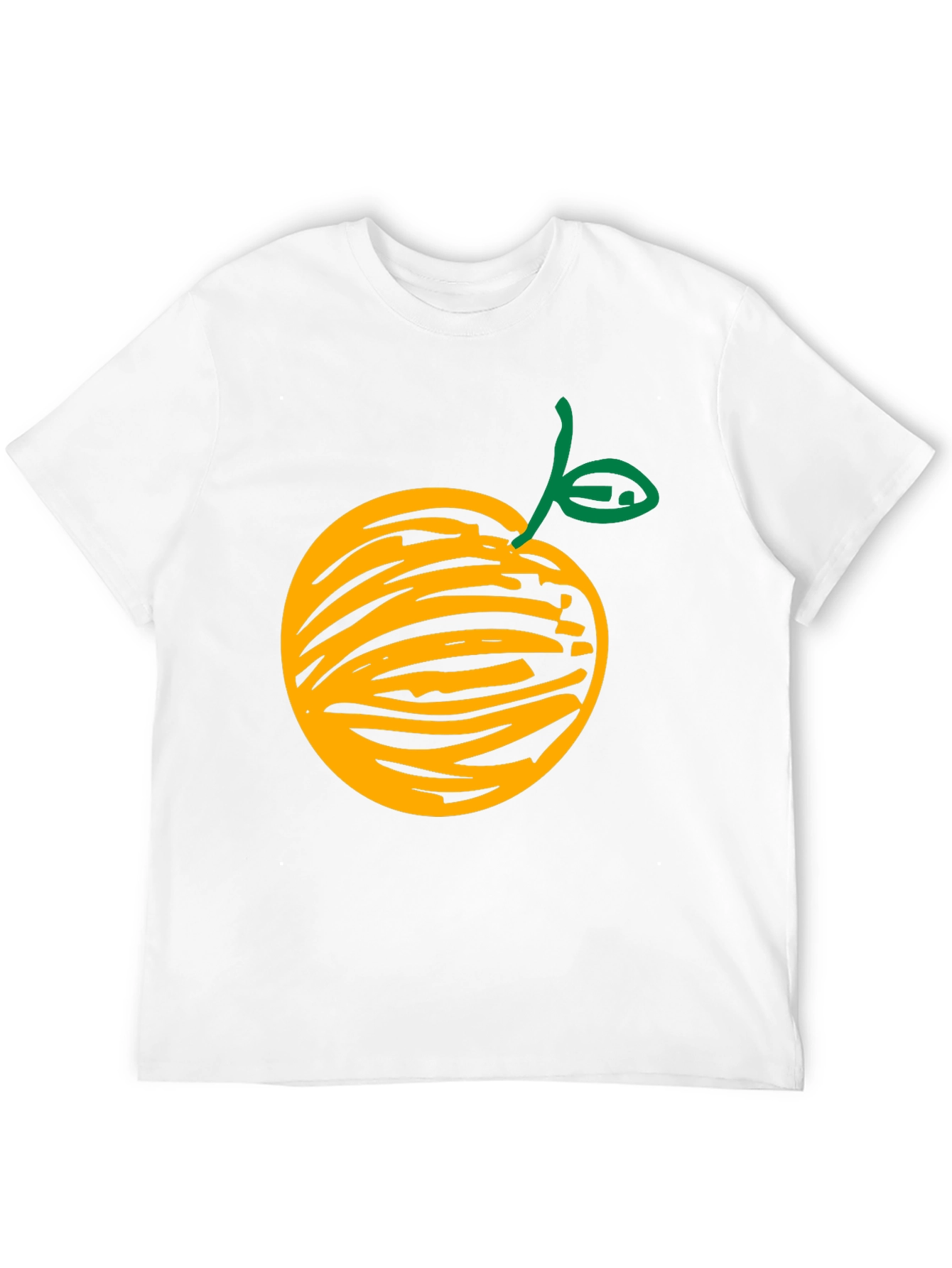 Orange Graphic Tee - Cool Fruit Design
