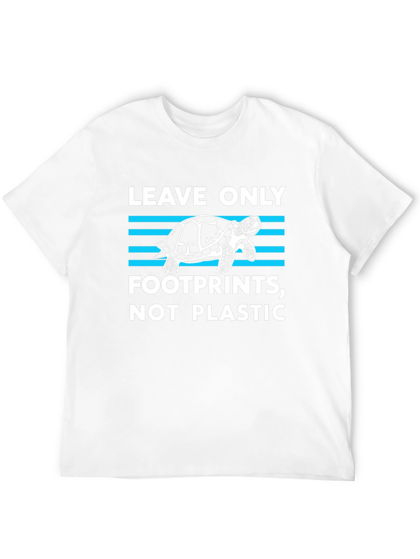 Leave Only Footprints Turtle Graphic Tee