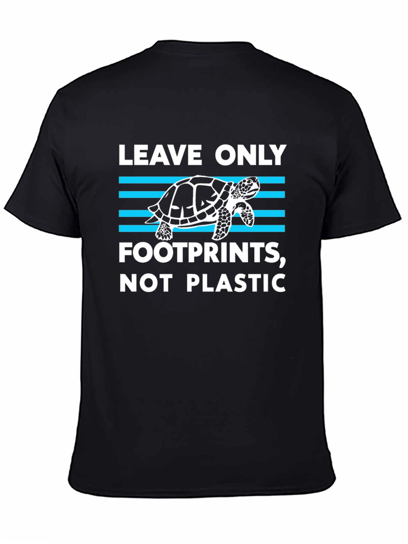 Leave Only Footprints Turtle Graphic Tee