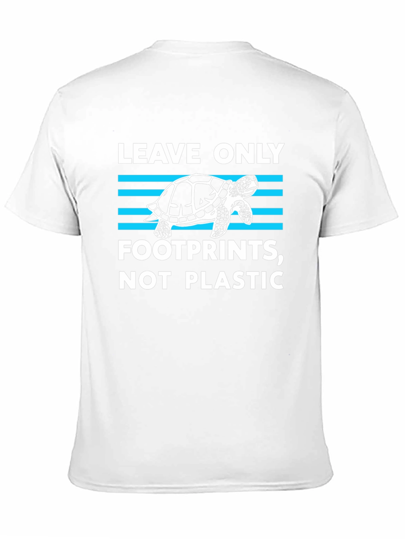 Leave Only Footprints Turtle Graphic Tee