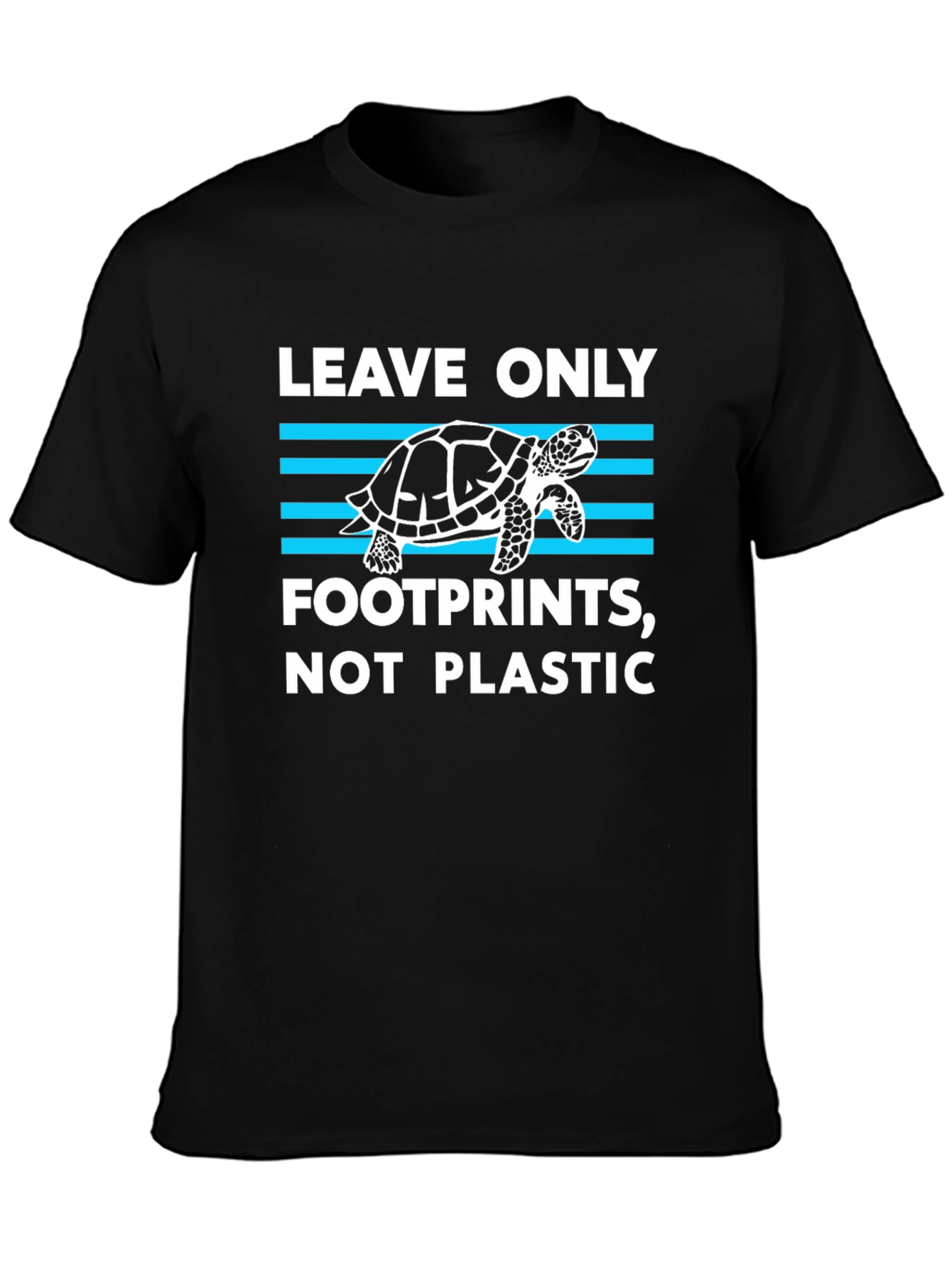 Leave Only Footprints Turtle Graphic Tee