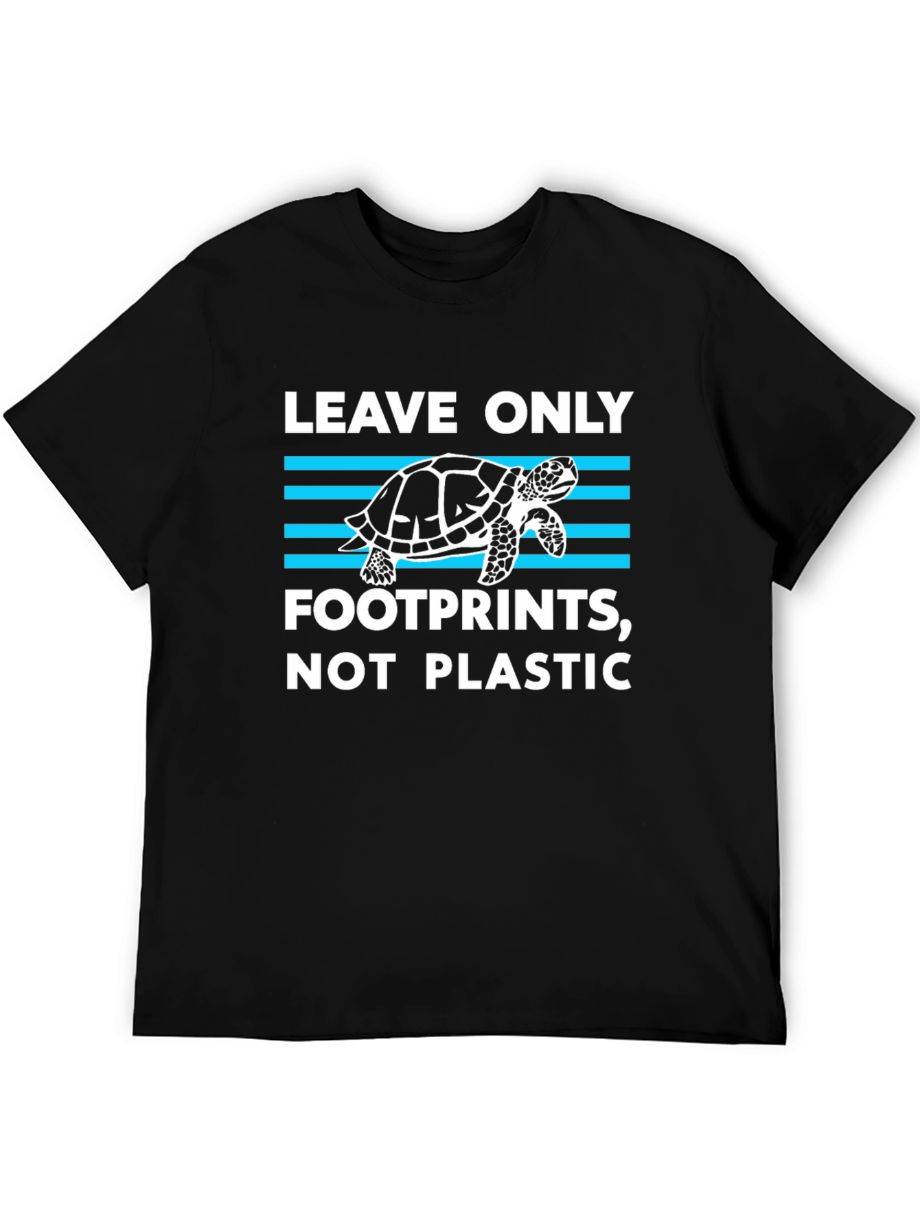 Leave Only Footprints Turtle Graphic Tee