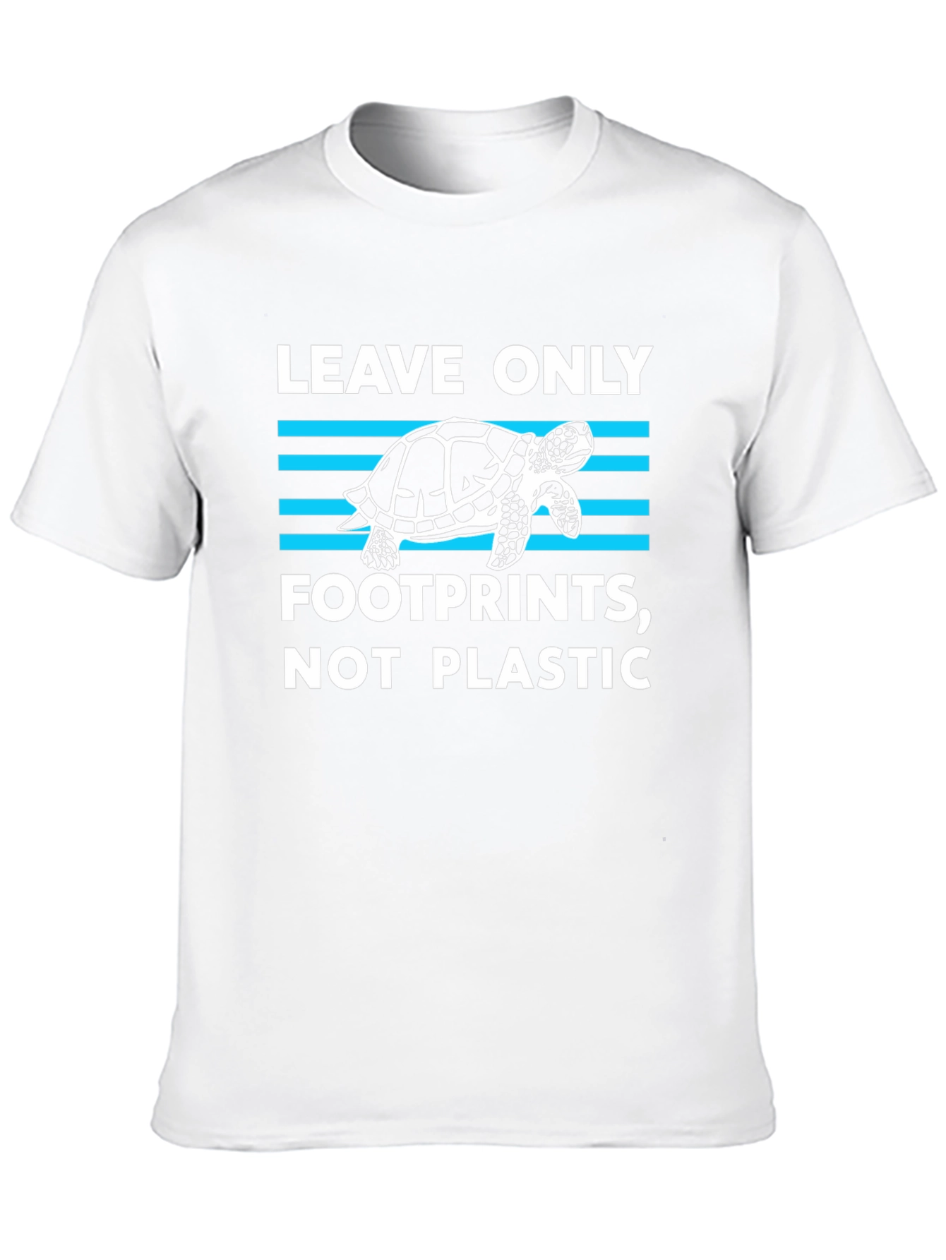 Leave Only Footprints Turtle Graphic Tee