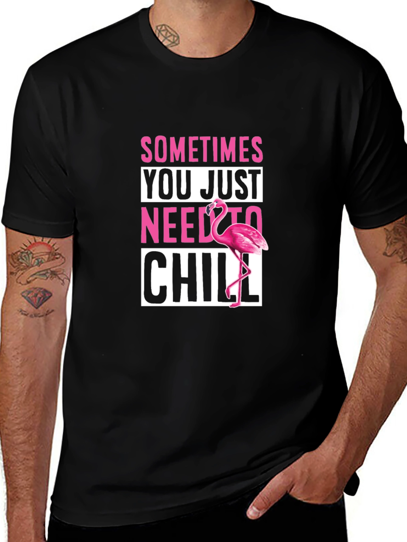 Sometimes You Just Need To Chill Flamingo T-Shirt