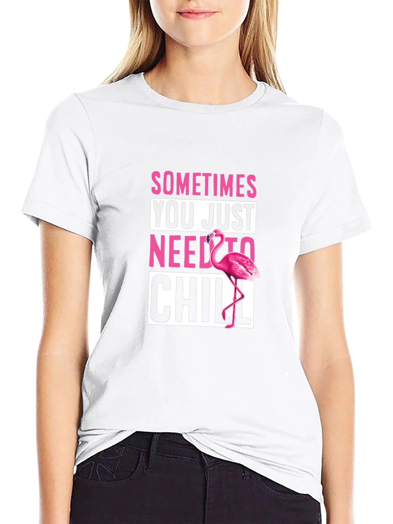 Sometimes You Just Need To Chill Flamingo T-Shirt