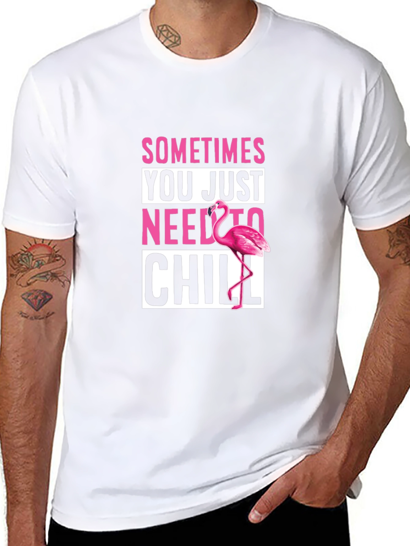 Sometimes You Just Need To Chill Flamingo T-Shirt