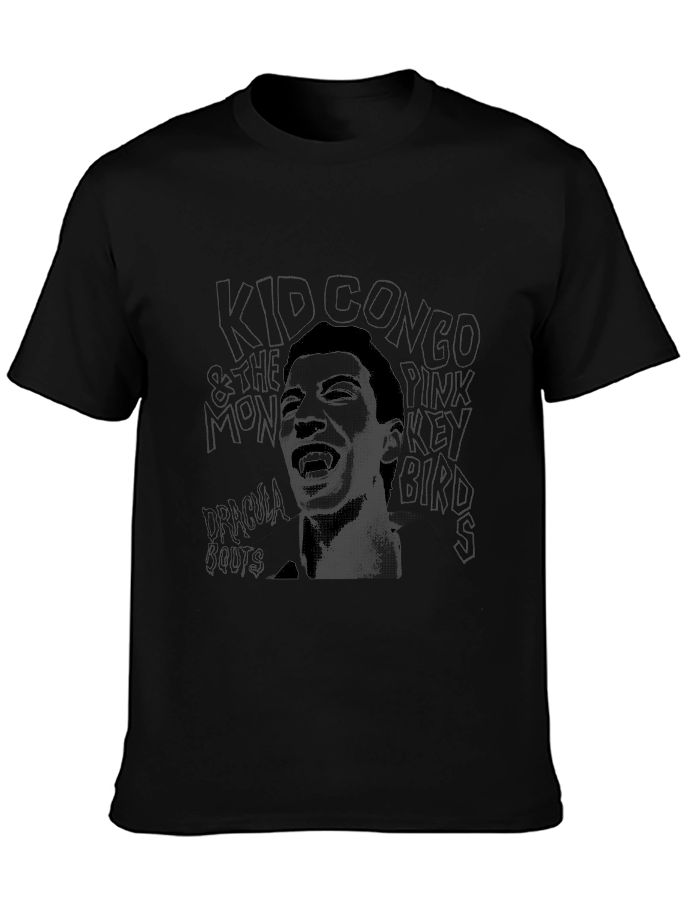 Kid Congo & The Pink Monkey Birds Black T-Shirt