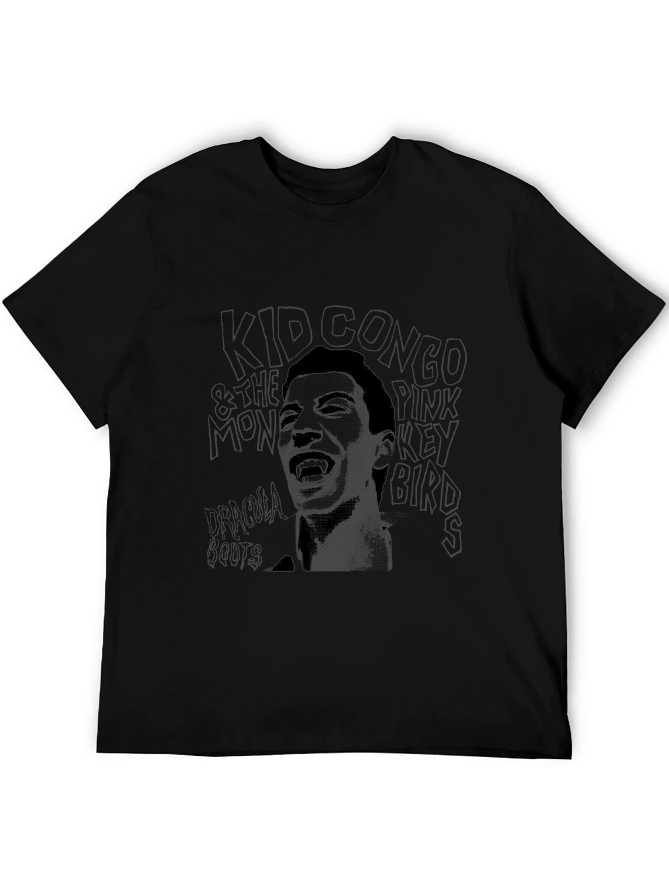 Kid Congo & The Pink Monkey Birds Black T-Shirt
