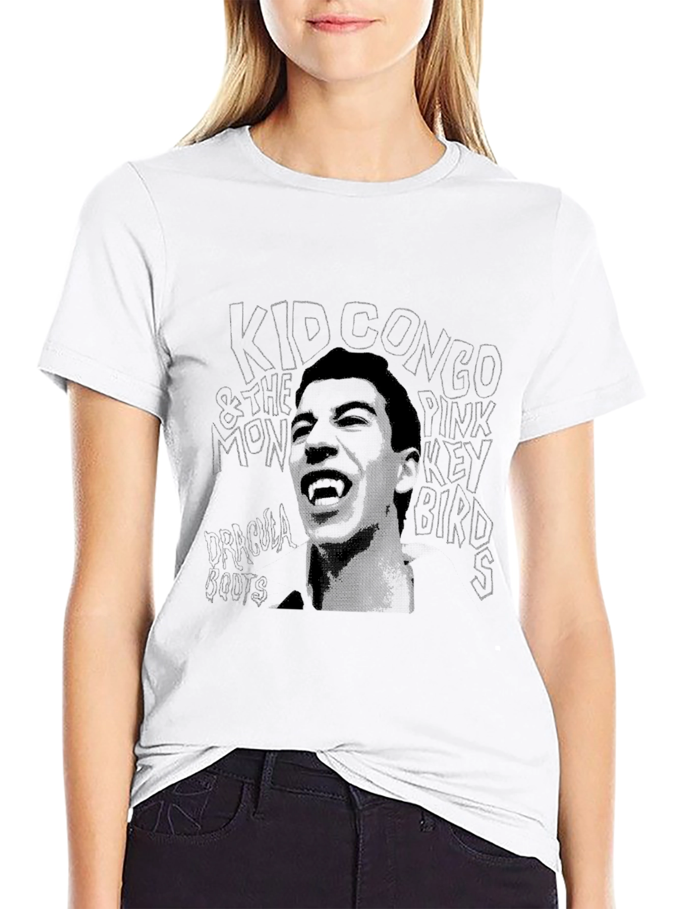 Kid Congo & The Pink Monkey Birds Black T-Shirt