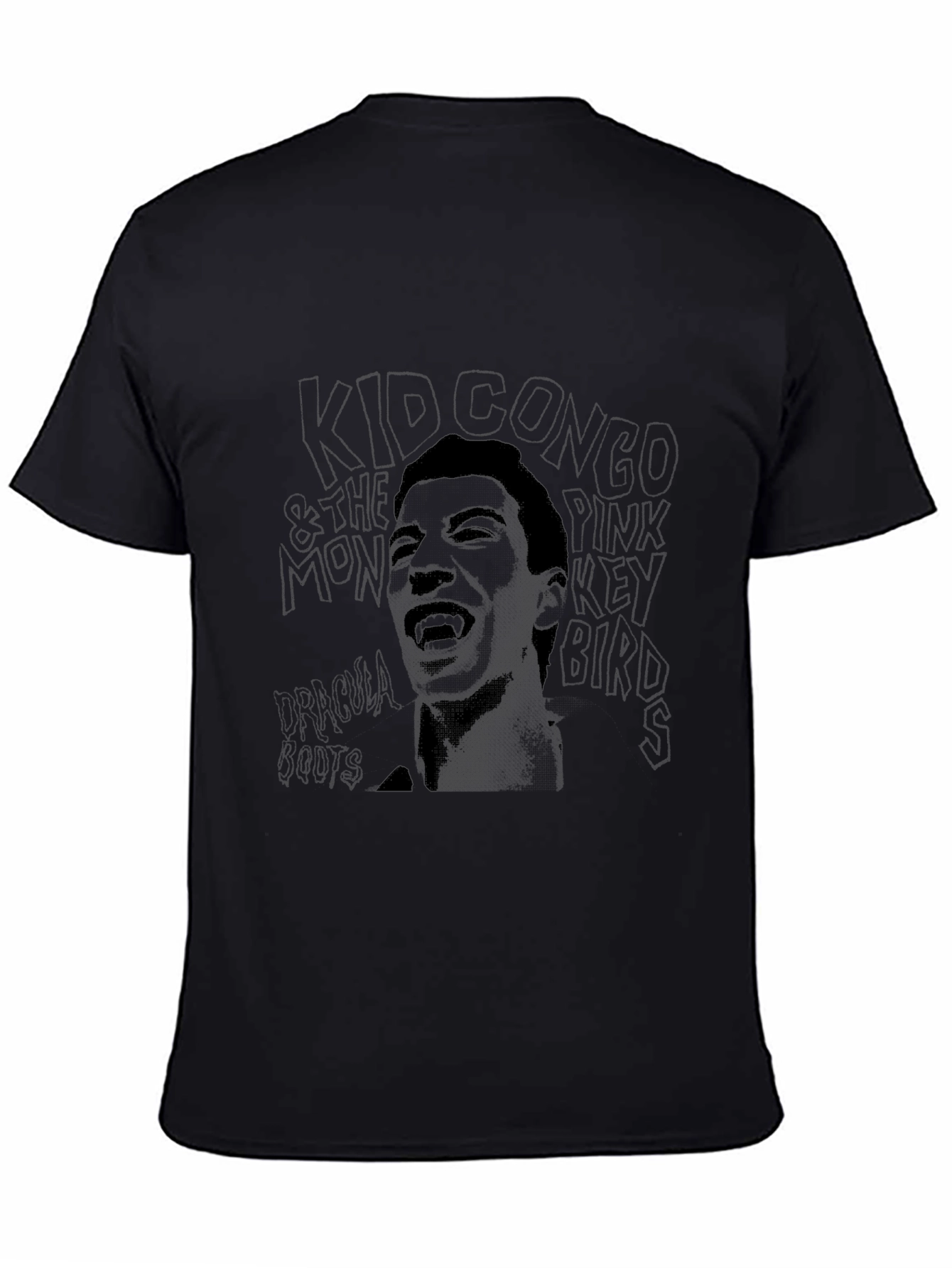 Kid Congo & The Pink Monkey Birds Black T-Shirt
